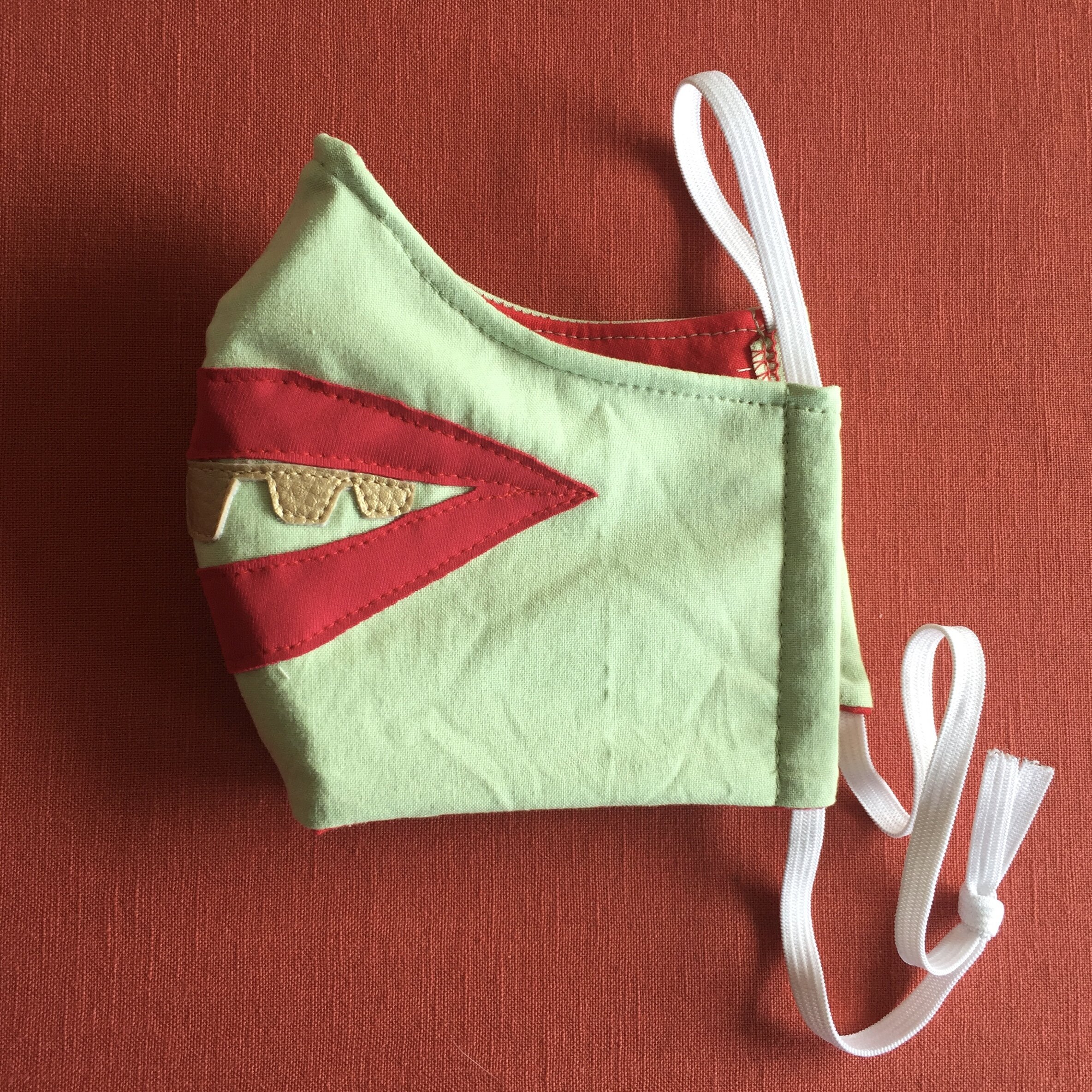 Fancy Pony Land big smile mask - gold grill