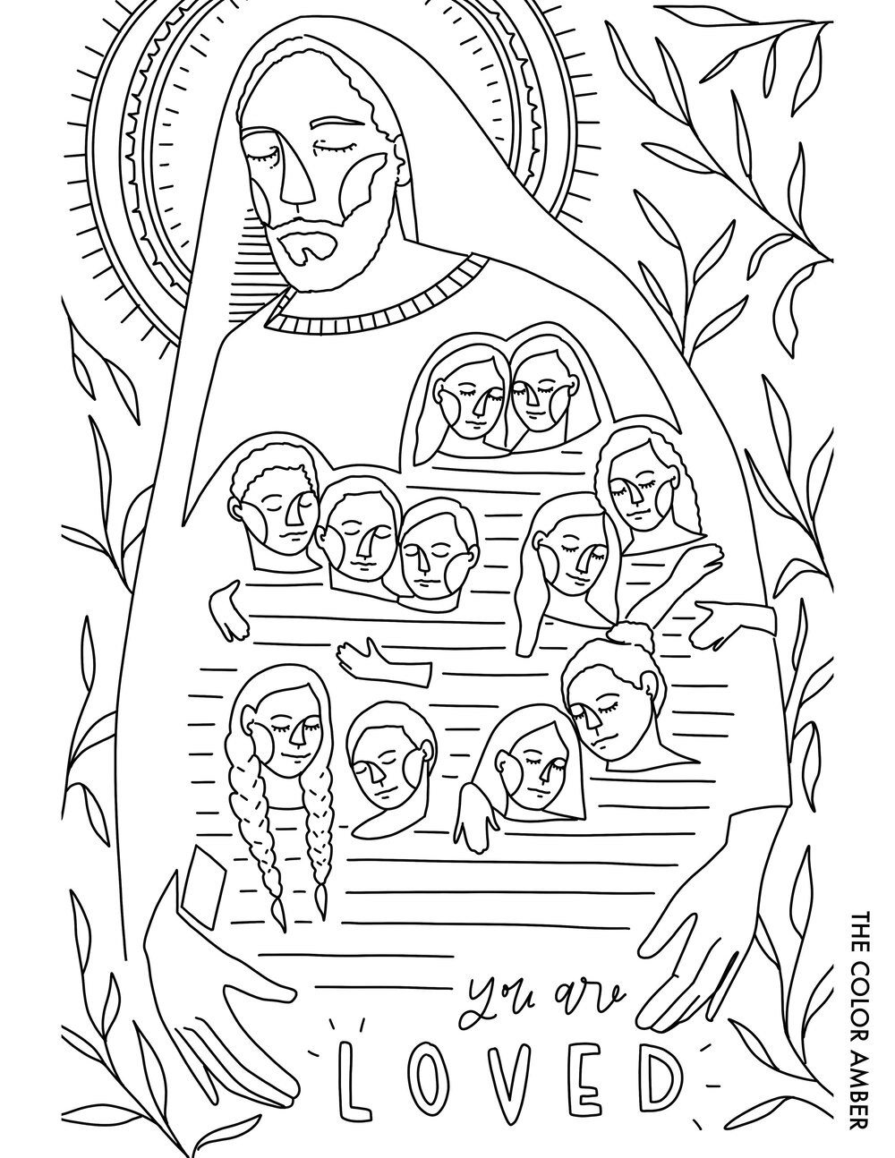 Sanctuary of Faith   FREE Coloring Page — THE COLOR AMBER