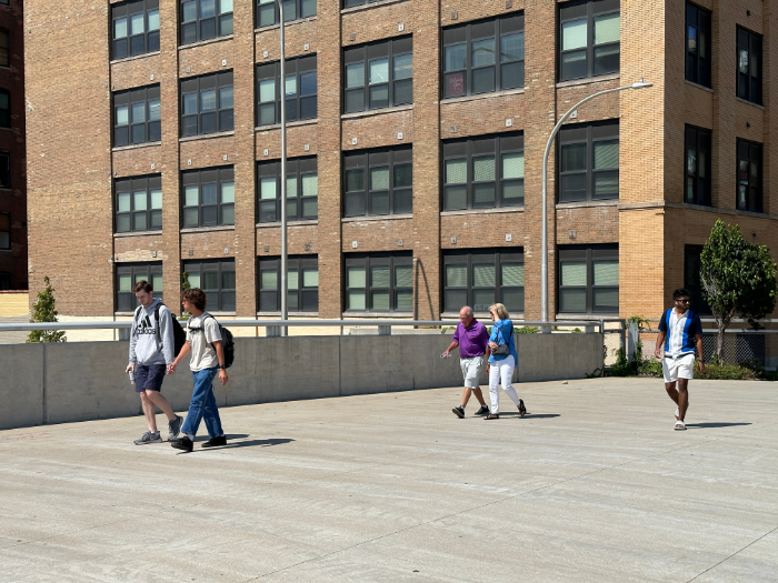UIC Commuter Bridge