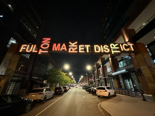 Fulton Market Illuminated Sign