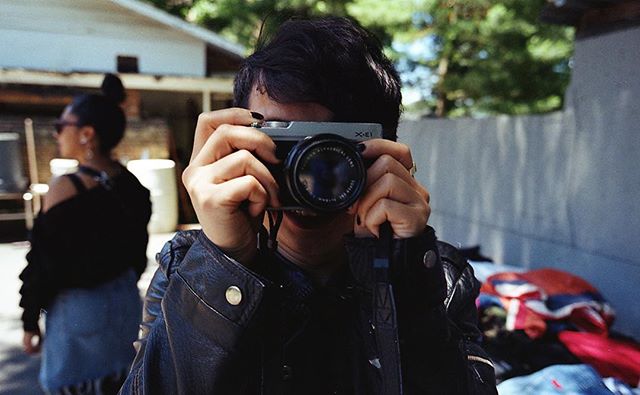 Say cheese! (Day 2 of shooting- prepping for the #moshpit scene) 🤘
.
.
📸: @lauren_melanie 
#dcpunkrock #1980spunkrock #scriptsupervisor #birthdayboy #birthday #filmdevelopment #preproduction #indiefilm #diy #nostalgia #acreativedc #madeindc #bythin