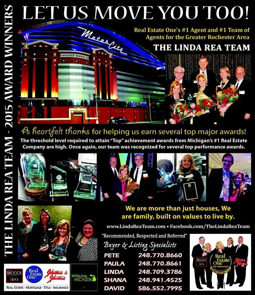 The Linda Rea Team 2015 Award Winners