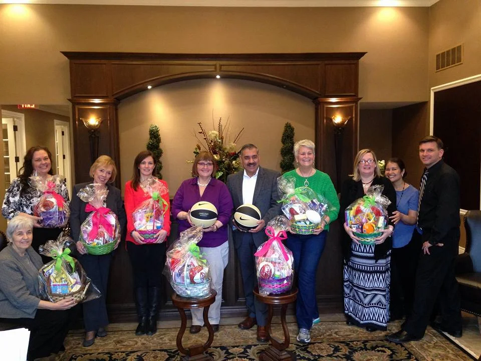 Easter Baskets for Haven Donated By The Real Estate One Rochester Office