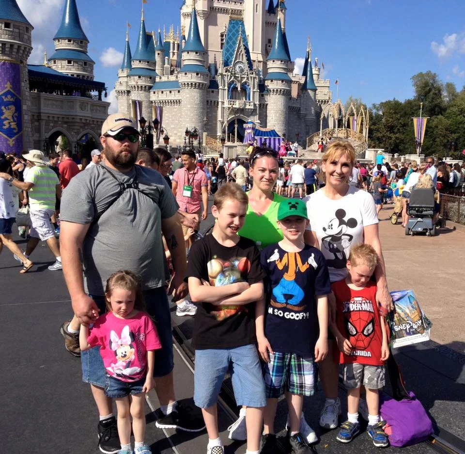 David and Laura With Grandchildren in Orlando, So Much Fun!!