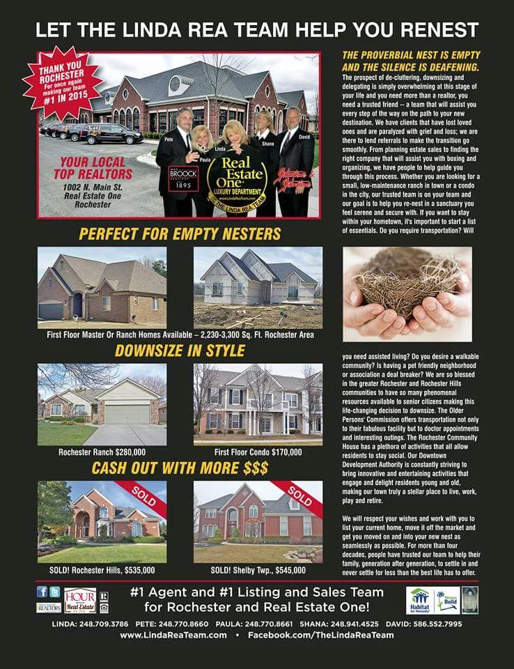 Let The Linda Rea Team Help You Renest