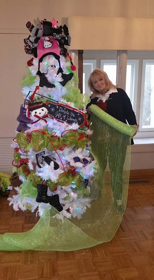 The Linda Rea Team's Tree is Festive and Keeps Giving!