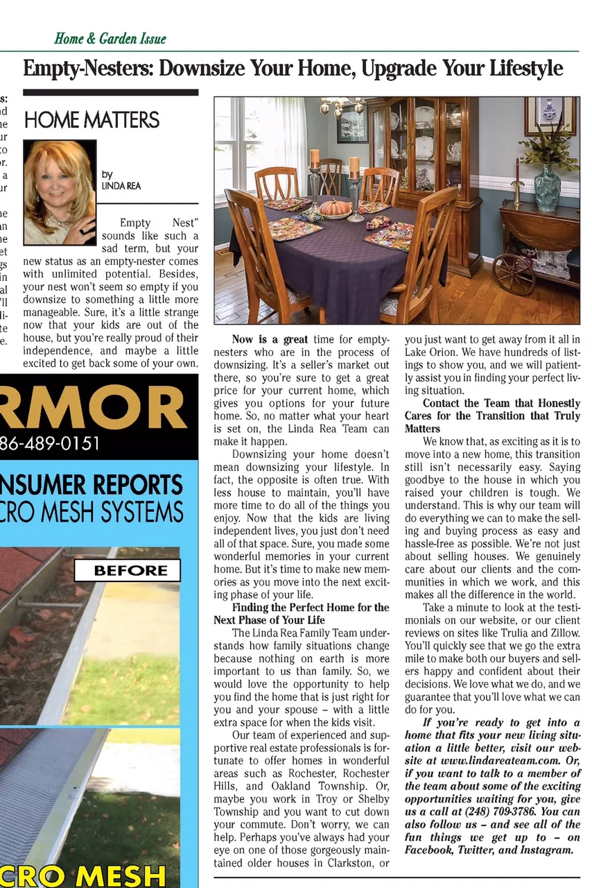 Downsize Your Home, Upgrade Your Lifestyle