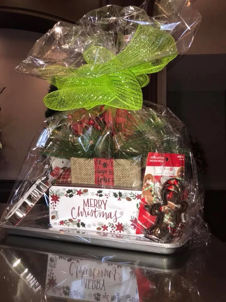 Christmas Basket Drawing