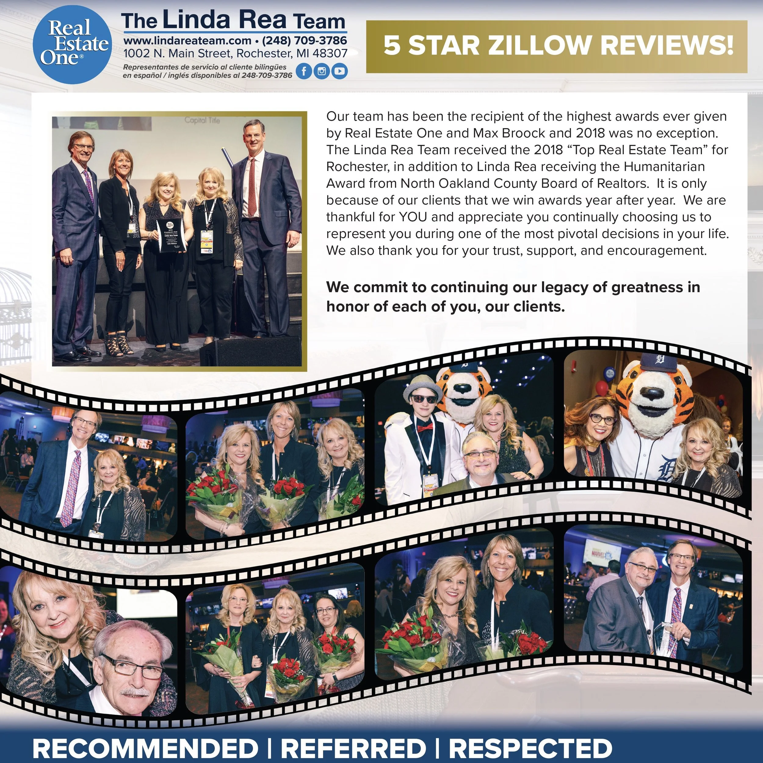 Celebrating 2018 With Real Estate One!