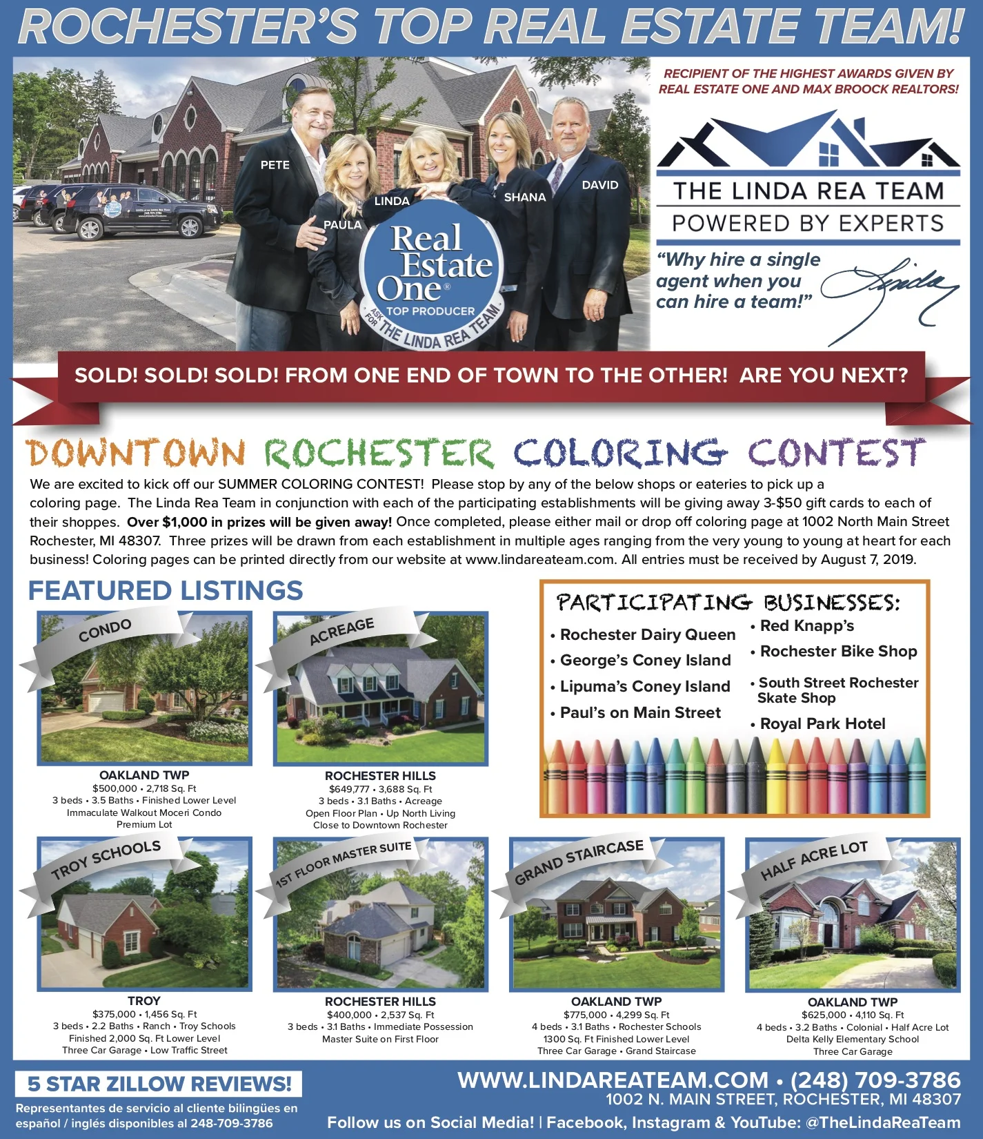 HOT SUMMER LISTINGS!