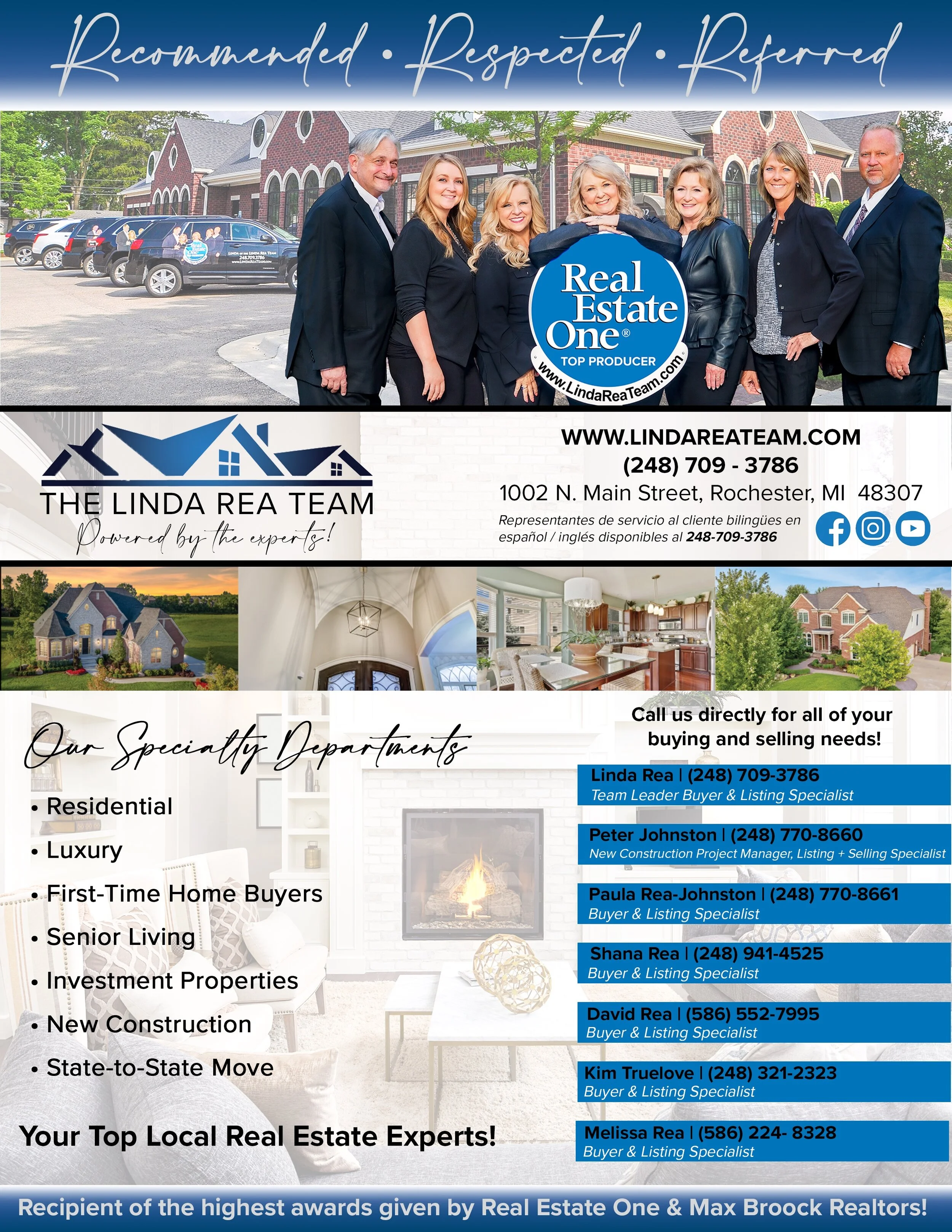 Recommended | Respected | Referred