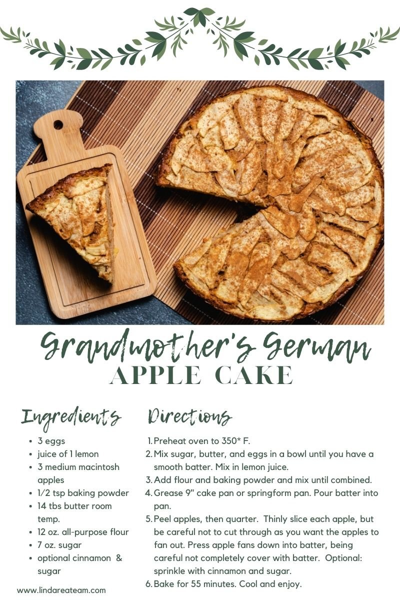 Holiday Recipe | Grandmother's German Apple Cake
