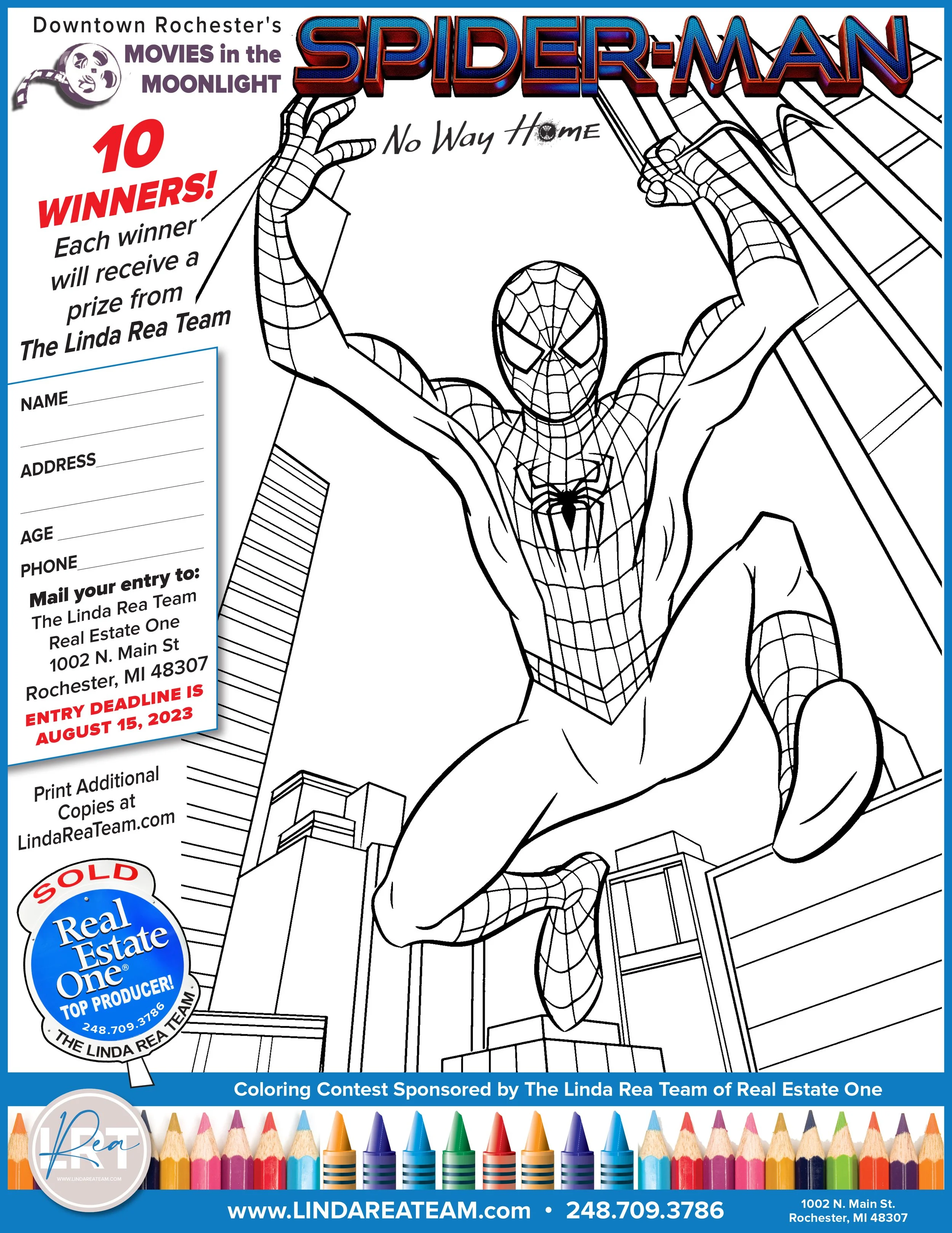 Spiderman Coloring Contest