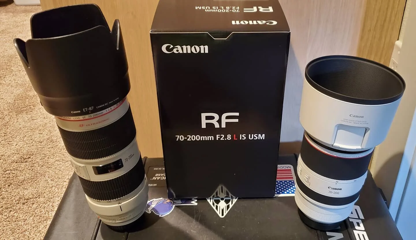This is ridiculous. Canon making the 70-200 smaller and noticeably lighter is amazing!

#canon #canoncamera #canonmirrorless #datnewnew #canonusa #rflens