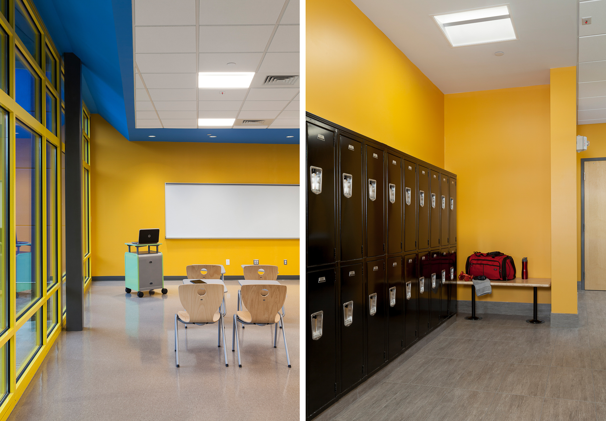 New Britain Community Education Center Classroom and Lockerroom. New Britain, CT