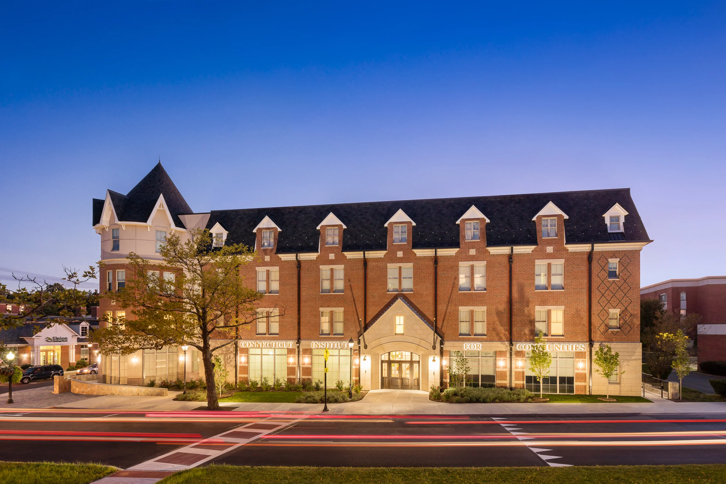 Connecticut Institute For Communities, Danbury, CT. Architectural design by Quisenberry Arcari Malik Architects and Studio Q Architecture.