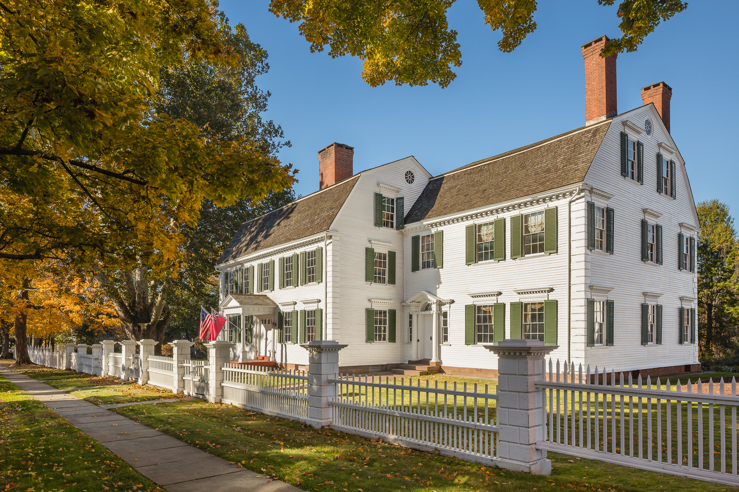 CT Landmarks' Phelps-Hathaway House. Suffield, CT