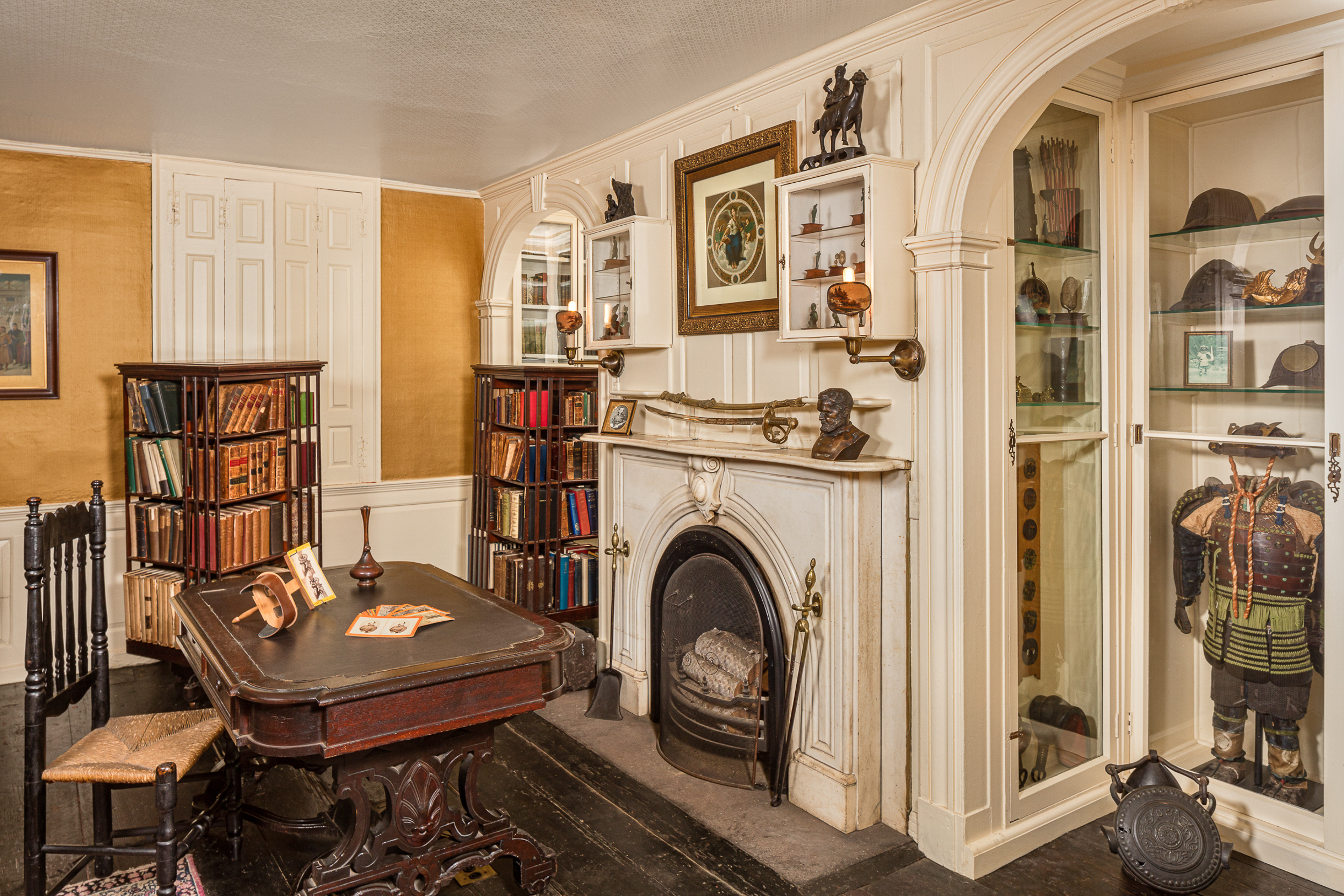 CT Landmark's Butler-McCook House library. Hartford, CT