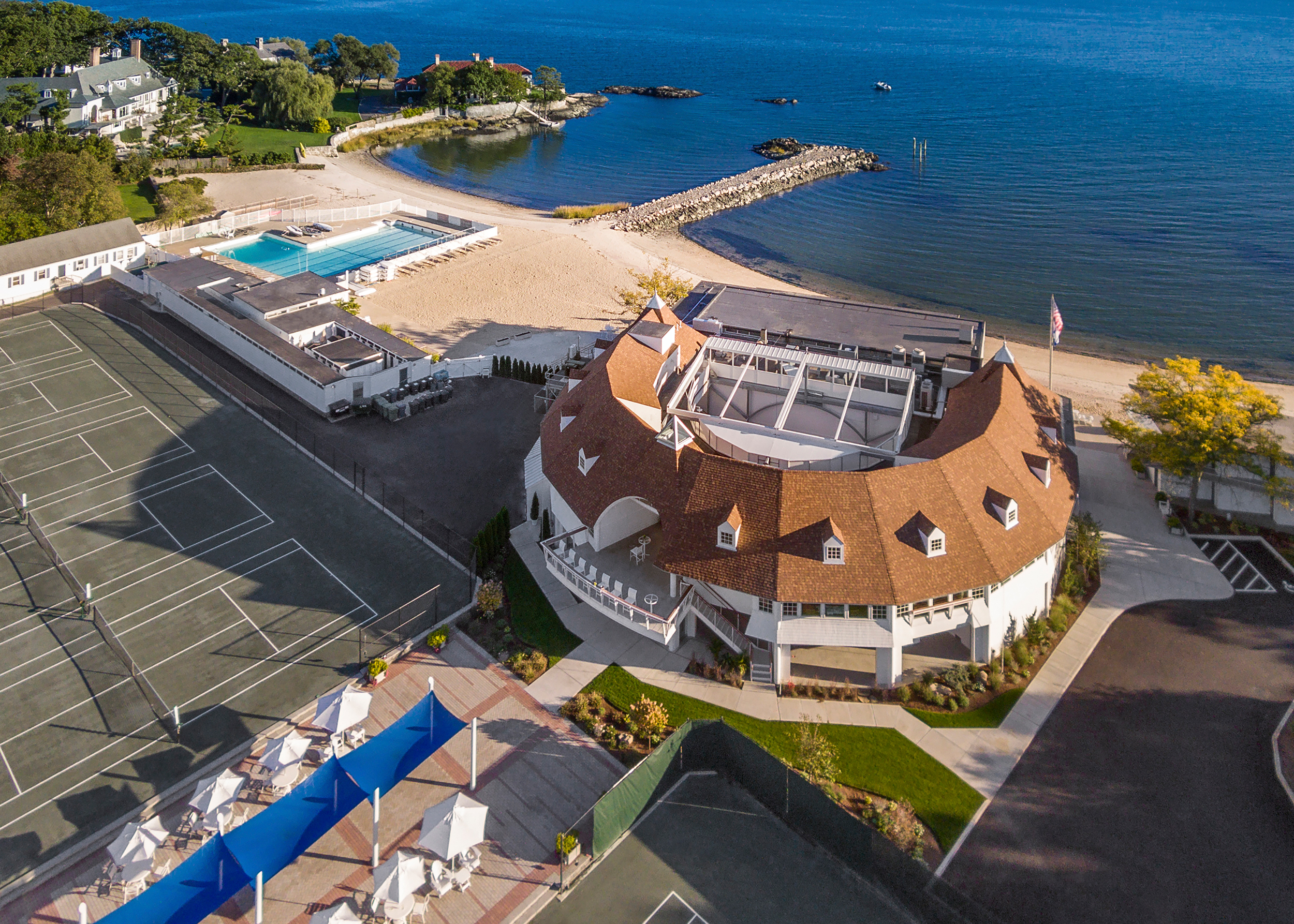 Tokeneke Beach Club. Darien, CT 