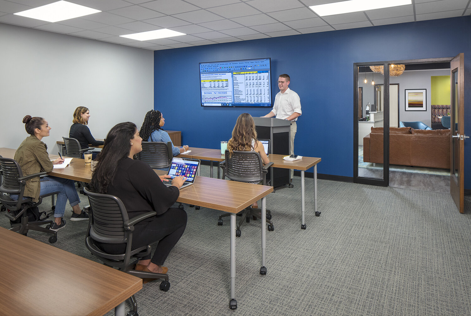 Albertus Magnus East Hartford Campus Classroom. 