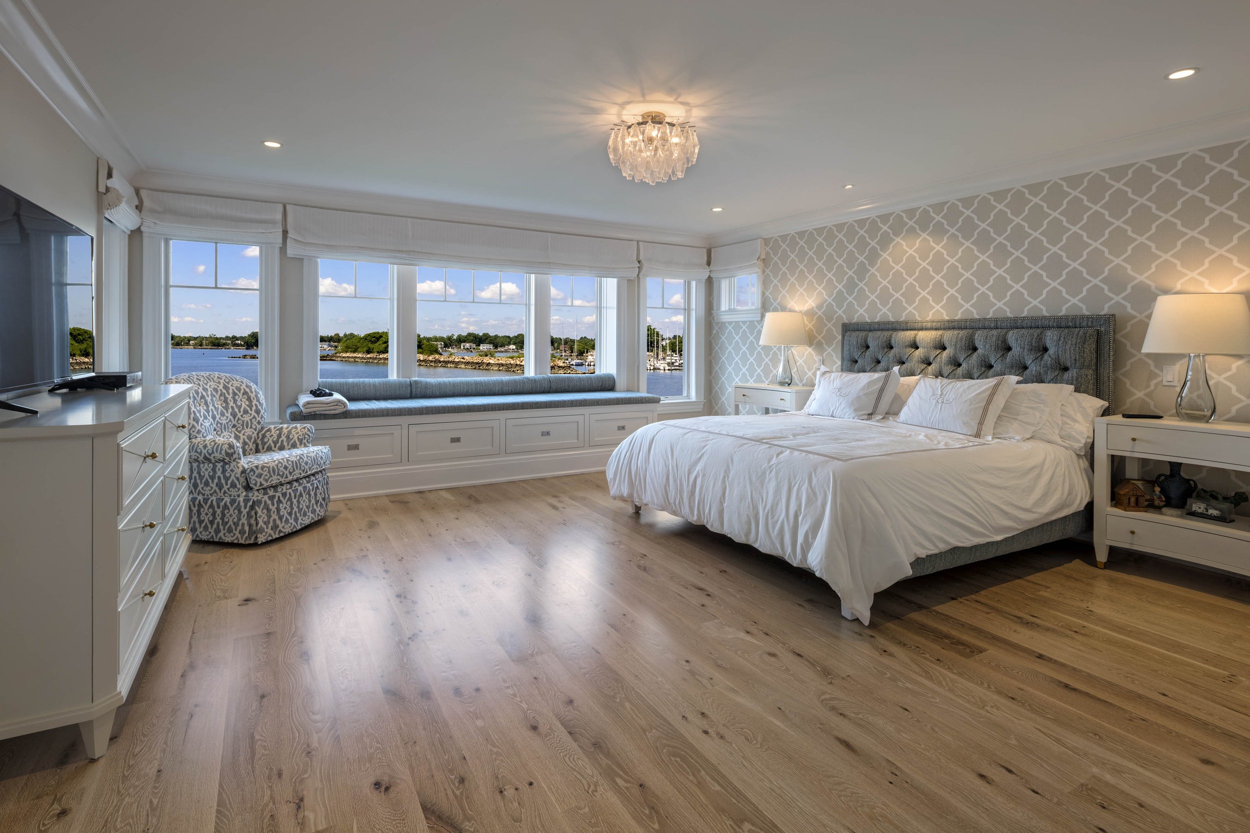 CT Waterfront Residence - Primary Bedroom