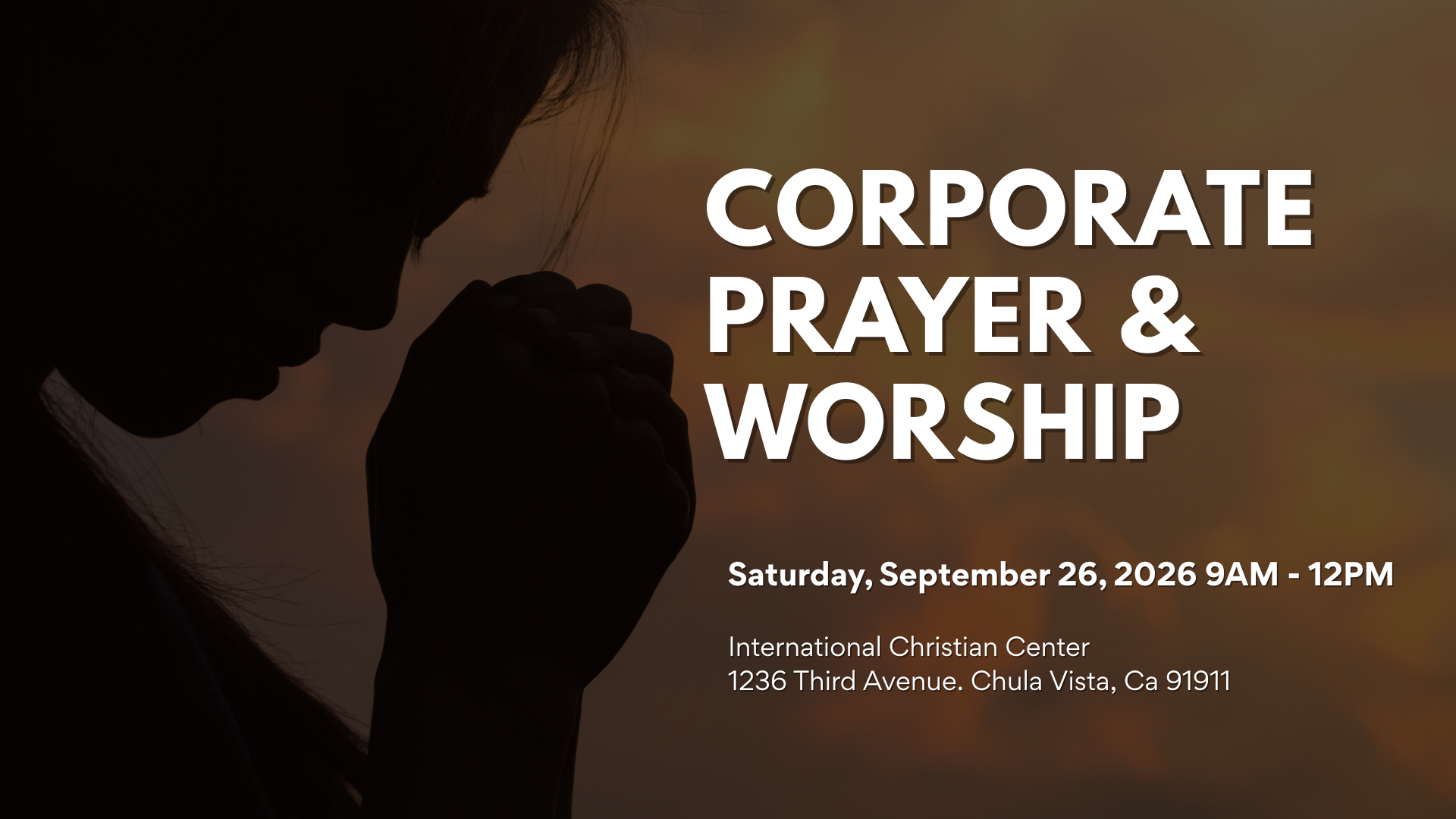 Corporate Prayer &amp; Worship