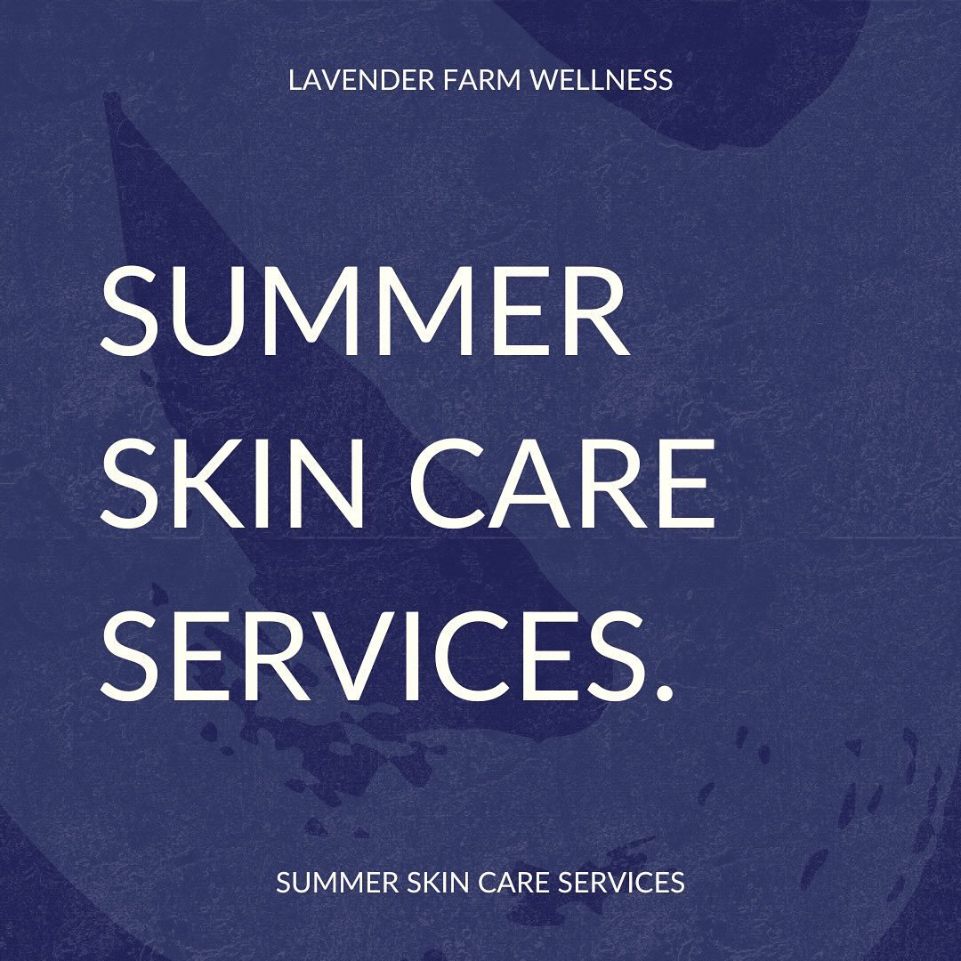 Sun, Salt, and SPF can leave your skin feeling dry and dull. Stay dewy all summer long with our customized skin care treatments using organic, plant-based products from Leaf People @leafpeopleskincare 🌱

Book with Jamie at Lavender Farm Wellness for