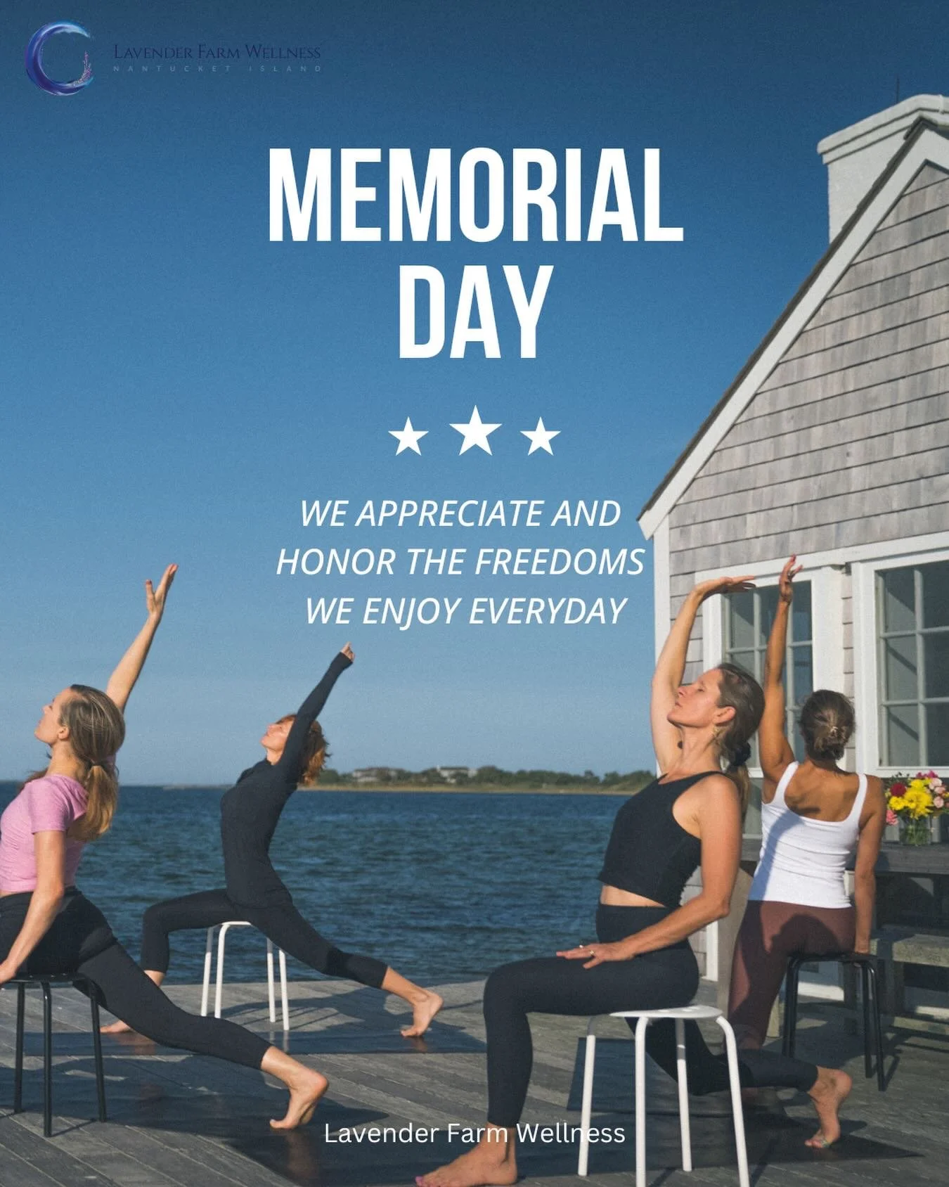 We appreciate all those who have and continue to defend this amazing life that we get to enjoy. Thank you to those who served and to those who will serve in the future.

Lavender Farm Wellness. Rooted in Nantucket.

#MemorialDayNantucket #LavenderFar