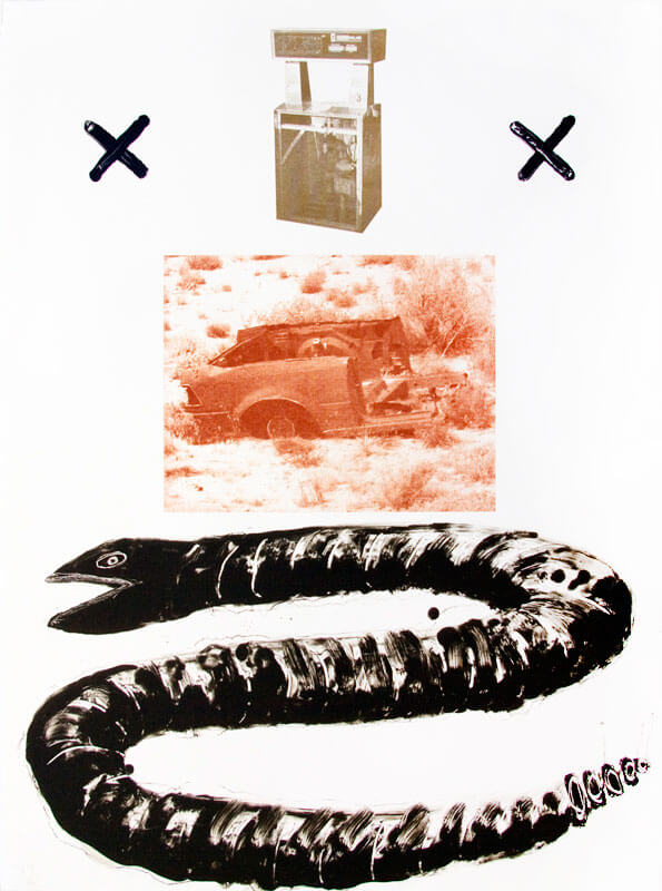Donate John Feodorov, Vanitas #4, A four-color lithograph on Rives BFK white. Paper size: 30” x 22 ¼”. Image size: 30” x 22 ¼”. Edition of 12. Collaborating printer Frank Janzen, TMP.
