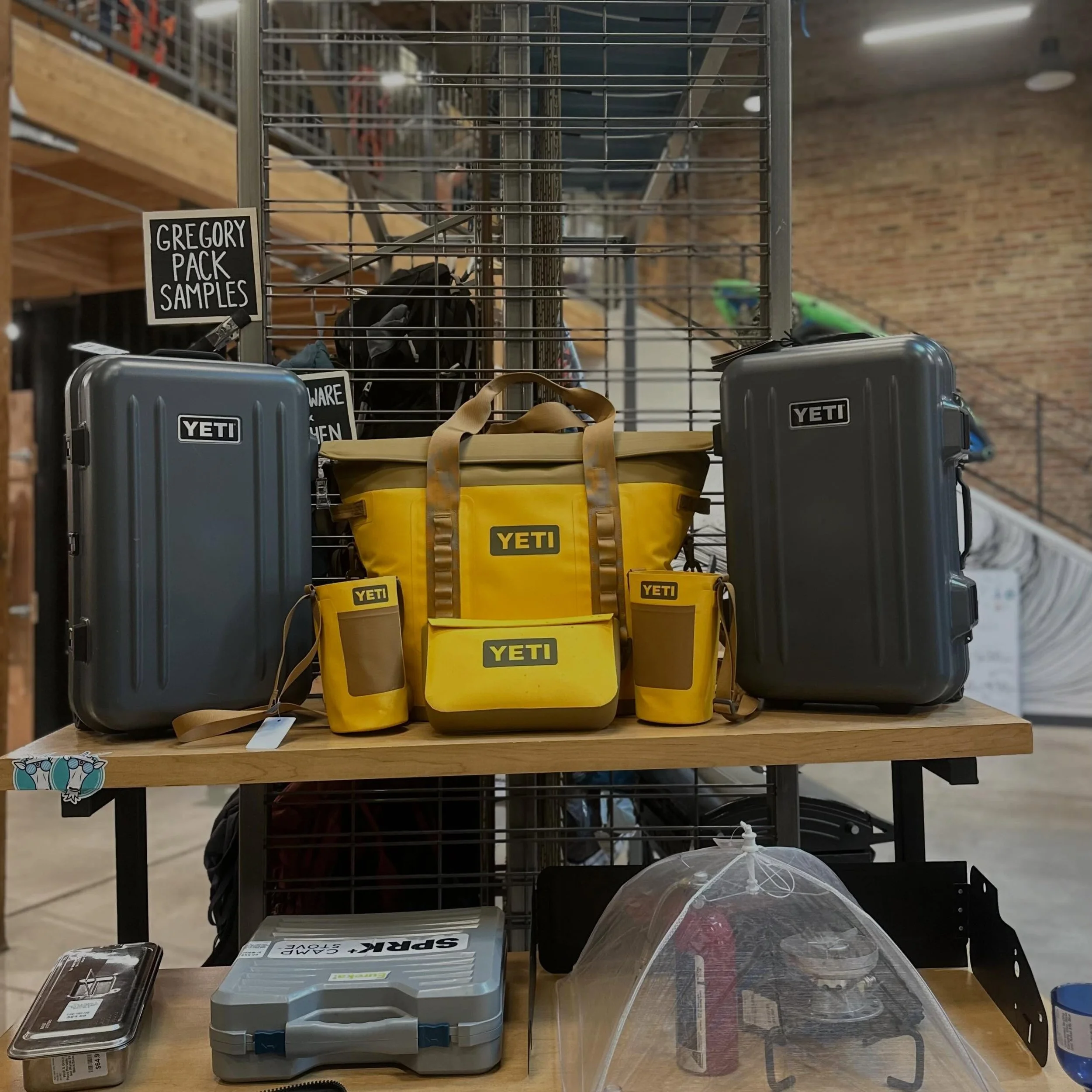 Check out all the YETI !