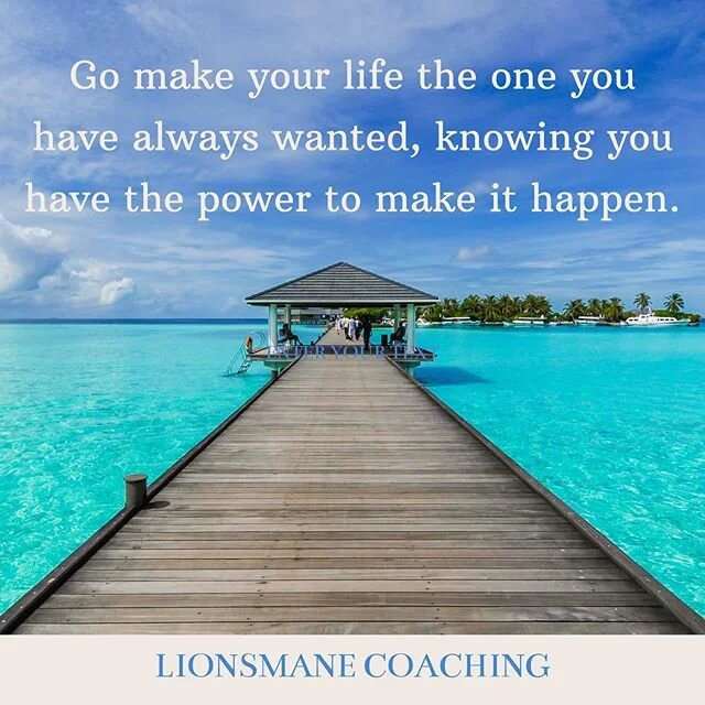 Go make your life the one you have always wanted, knowing you have the power to make it happen. 
What do you think about that?? I&rsquo;m a plan it out and make it happen kind of girl!

I&rsquo;m a business and personal development coach who works wi