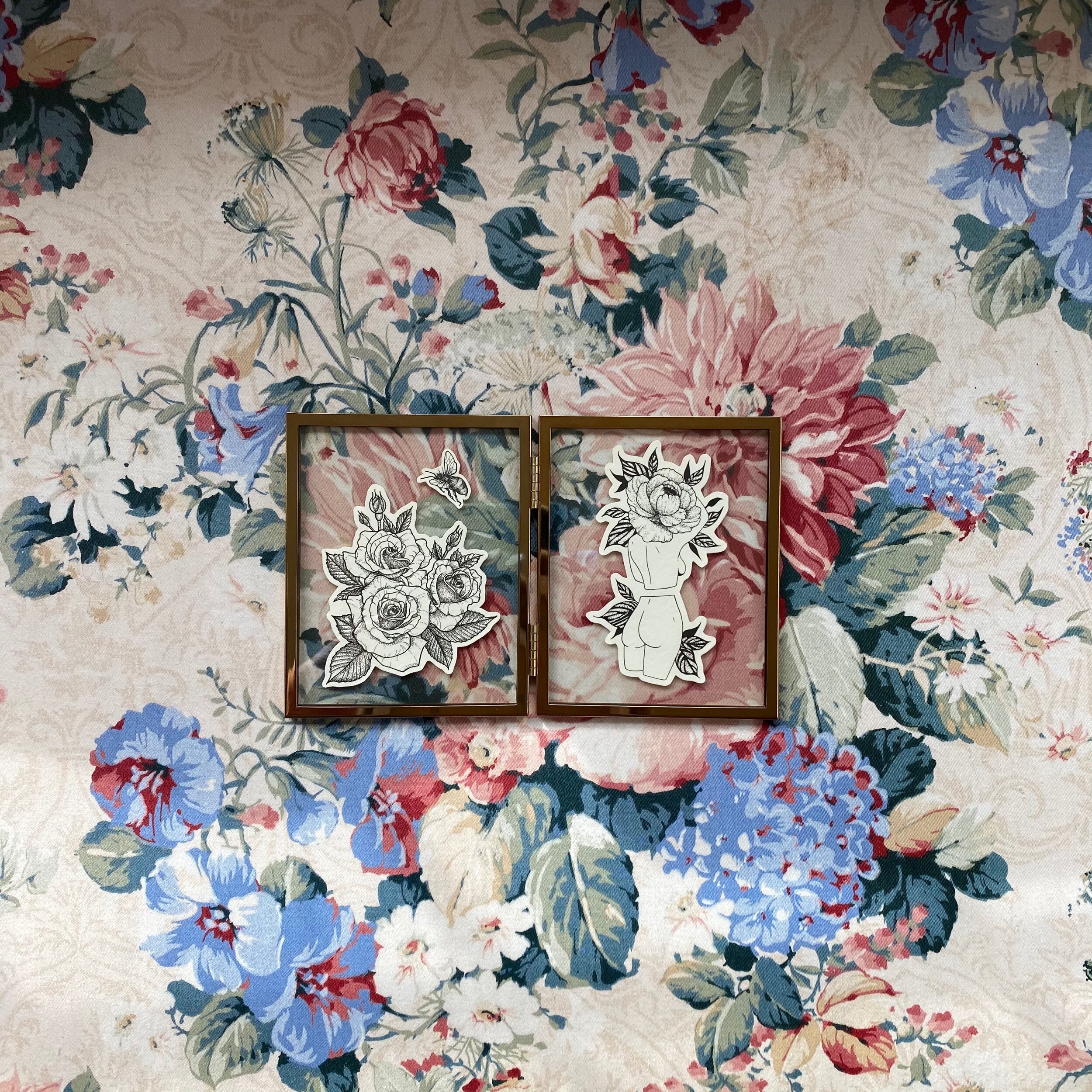 flower girls framed duo 3