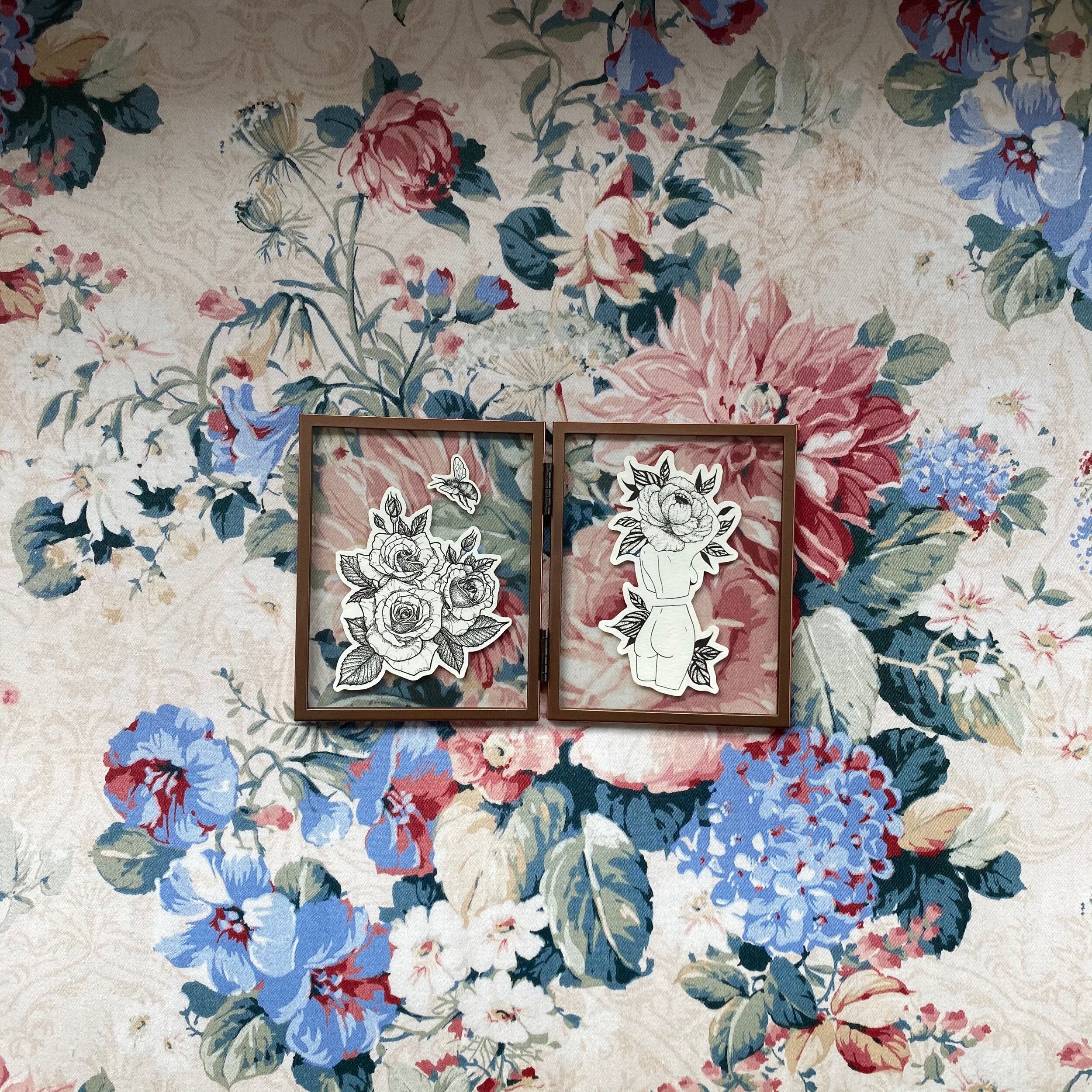 flower girls framed duo 4