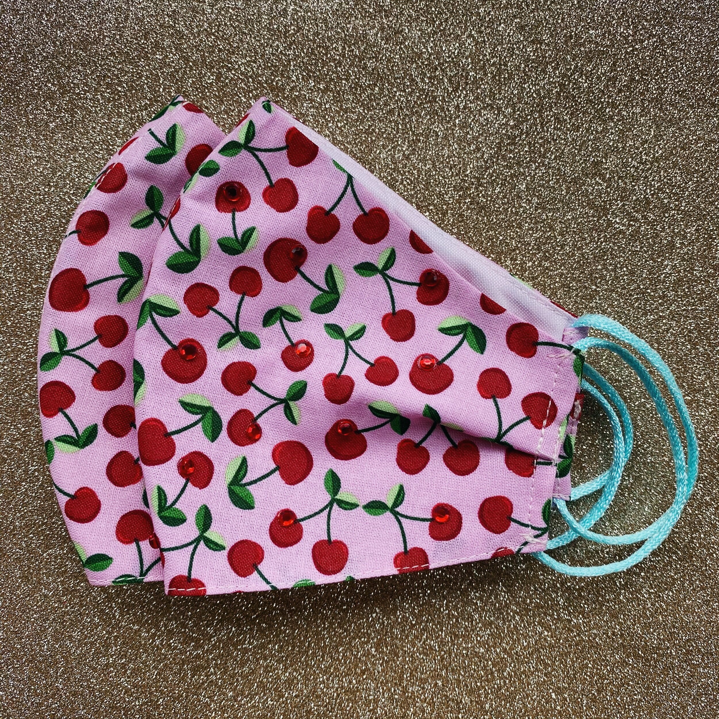 pink cherry mask