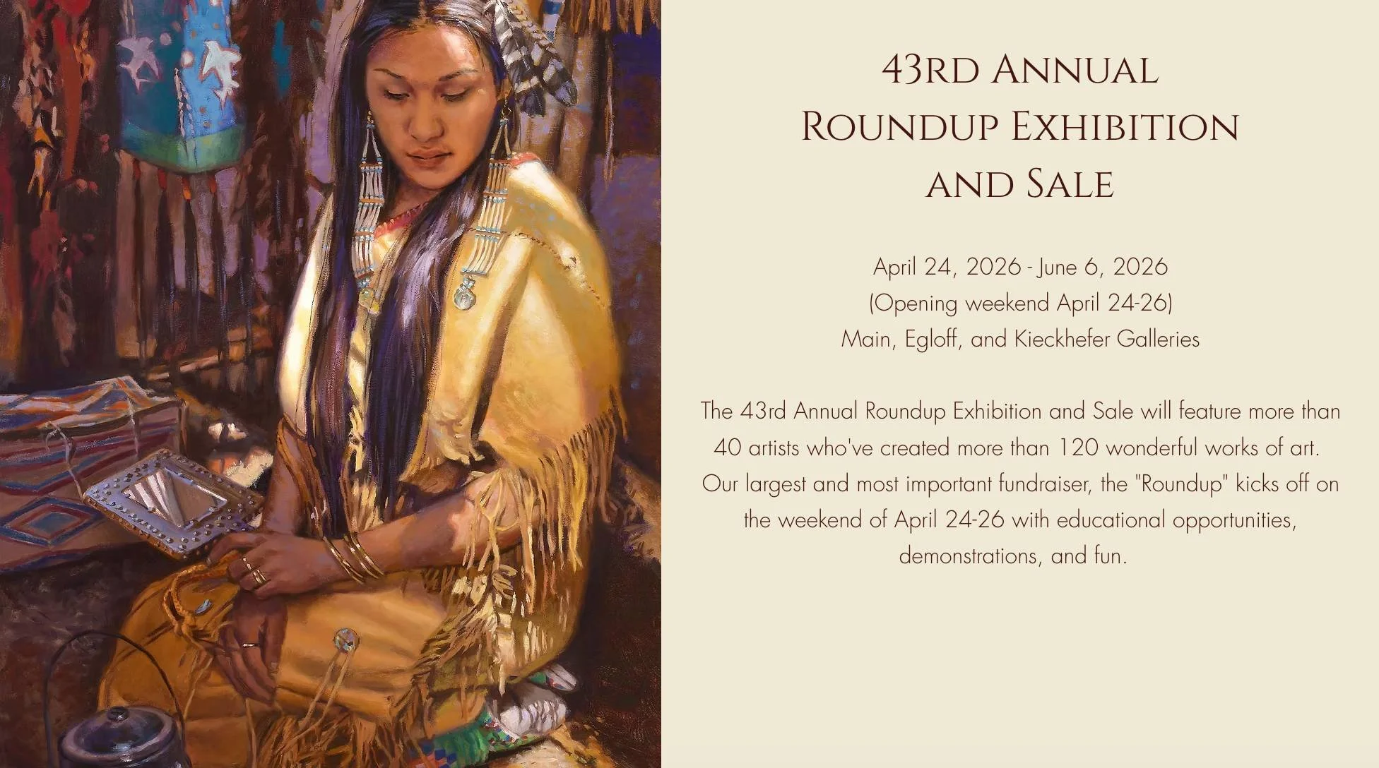 The Museum of Western Art 43rd Annual Roundup Exhibition and Sale
