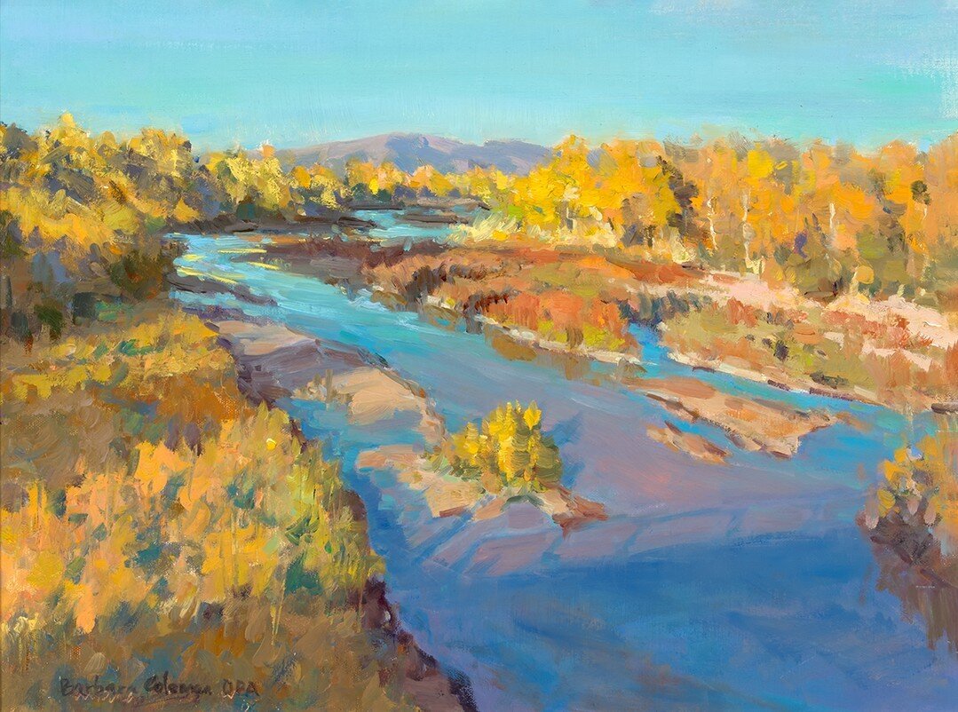 So honored to share that &quot;from the Bridge&quot;, 12x16, oil was chosen in the Top 100 for the June Plein Air Magazine's Plein Air Salon. The judge for the finalists was Peggy Immel. Thank you, Peggy!

#pleinairsalon #pleinairmag #artcompetitio