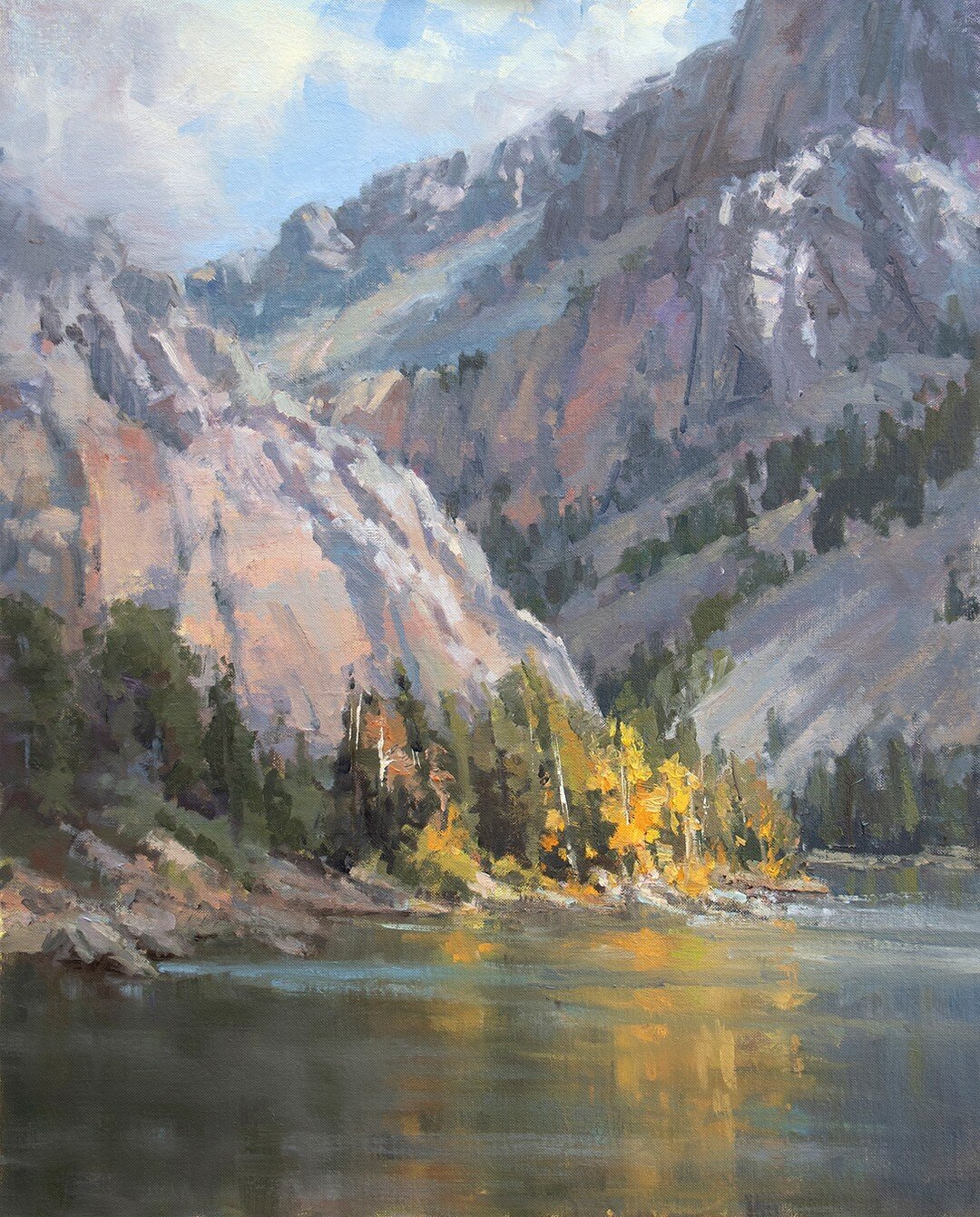 &quot;Worth the Hike&ndash;Louie Lake&quot;, 20x16, oil, is packed up and ready to go to the American Impressionist Society National Juried Exhibition! It is at the Somerville Manning Gallery in Greenville Delaware. Judge of Awards is Quang Ho, a tru