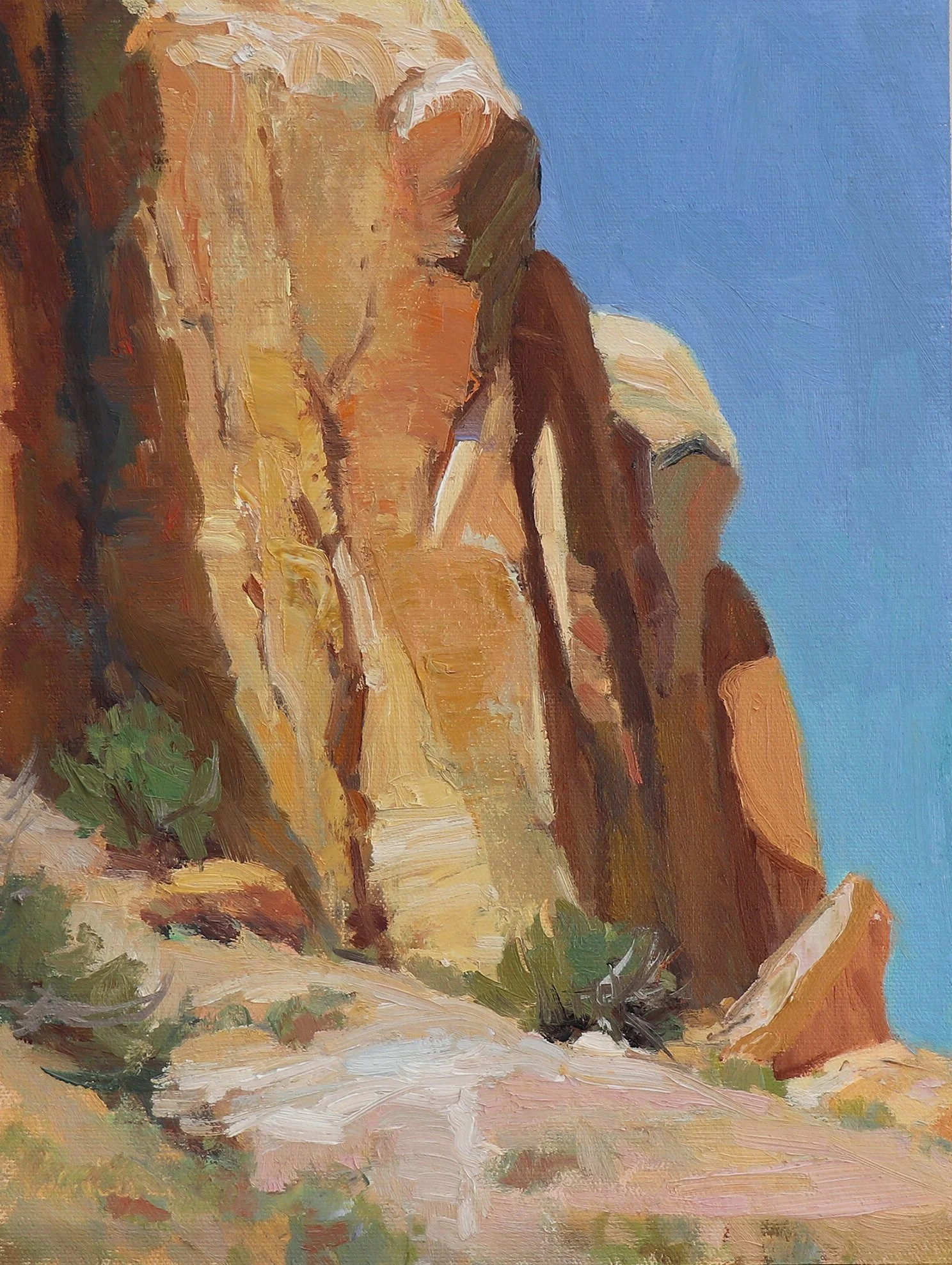 Shadow Daggers, 12x9, oil
