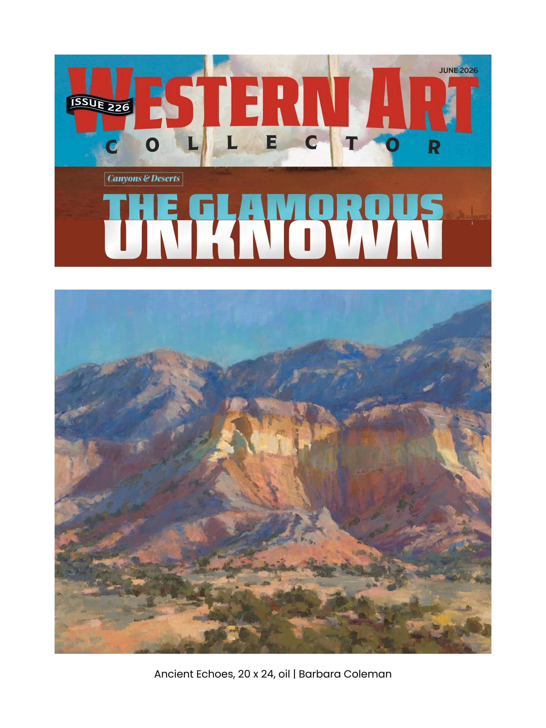 Western Art Collector: Canyons & Deserts, The Glamorous Unknown | June 2026