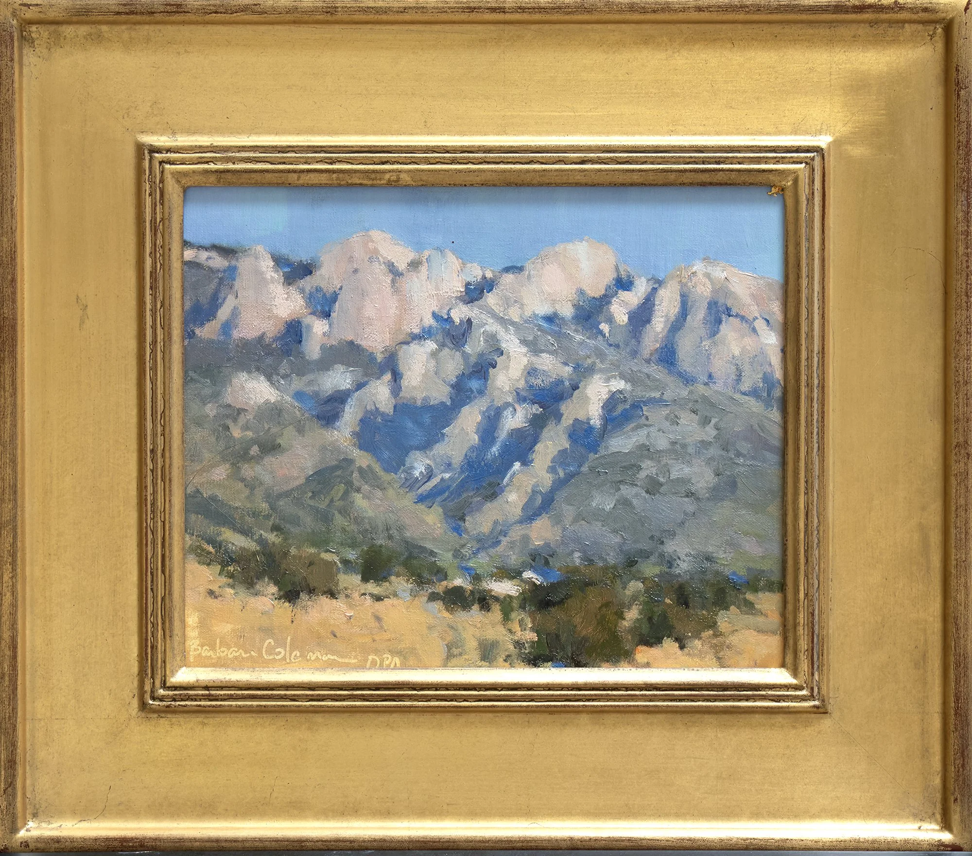 Coleman_Edging Toward Twilight_8x10_oil_Framed 13.5x15.5.jpg