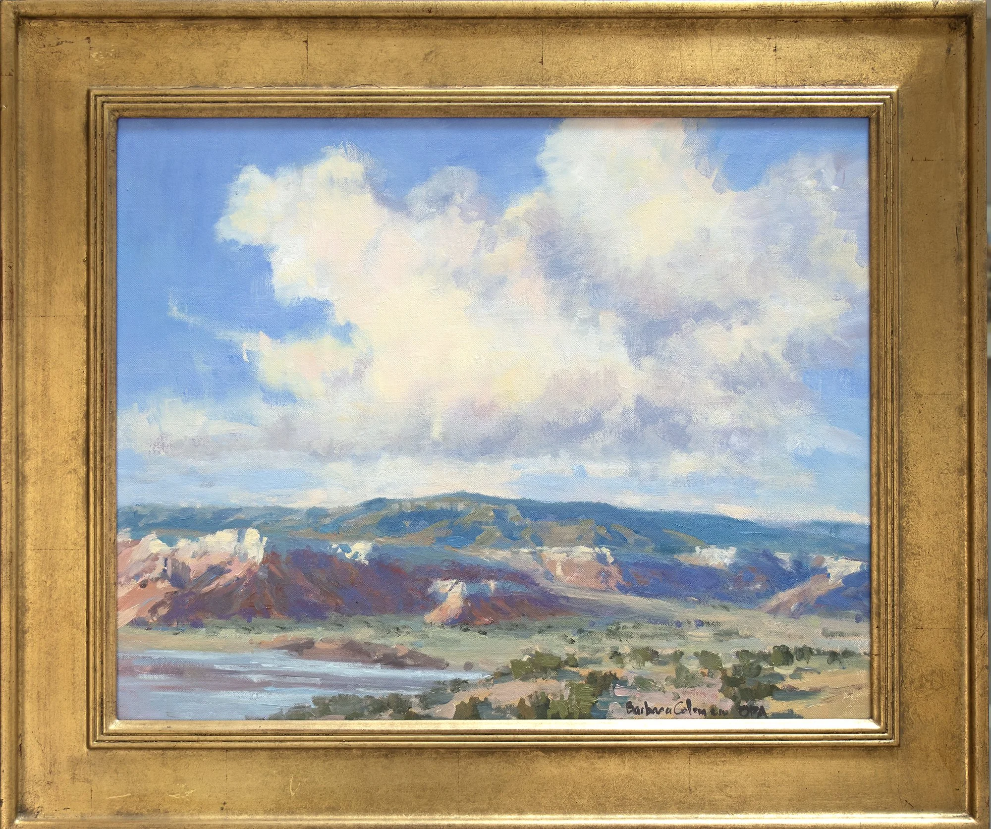 Coleman A Cloud Dance_16x20_oil_framed 21.5x25.5.jpg