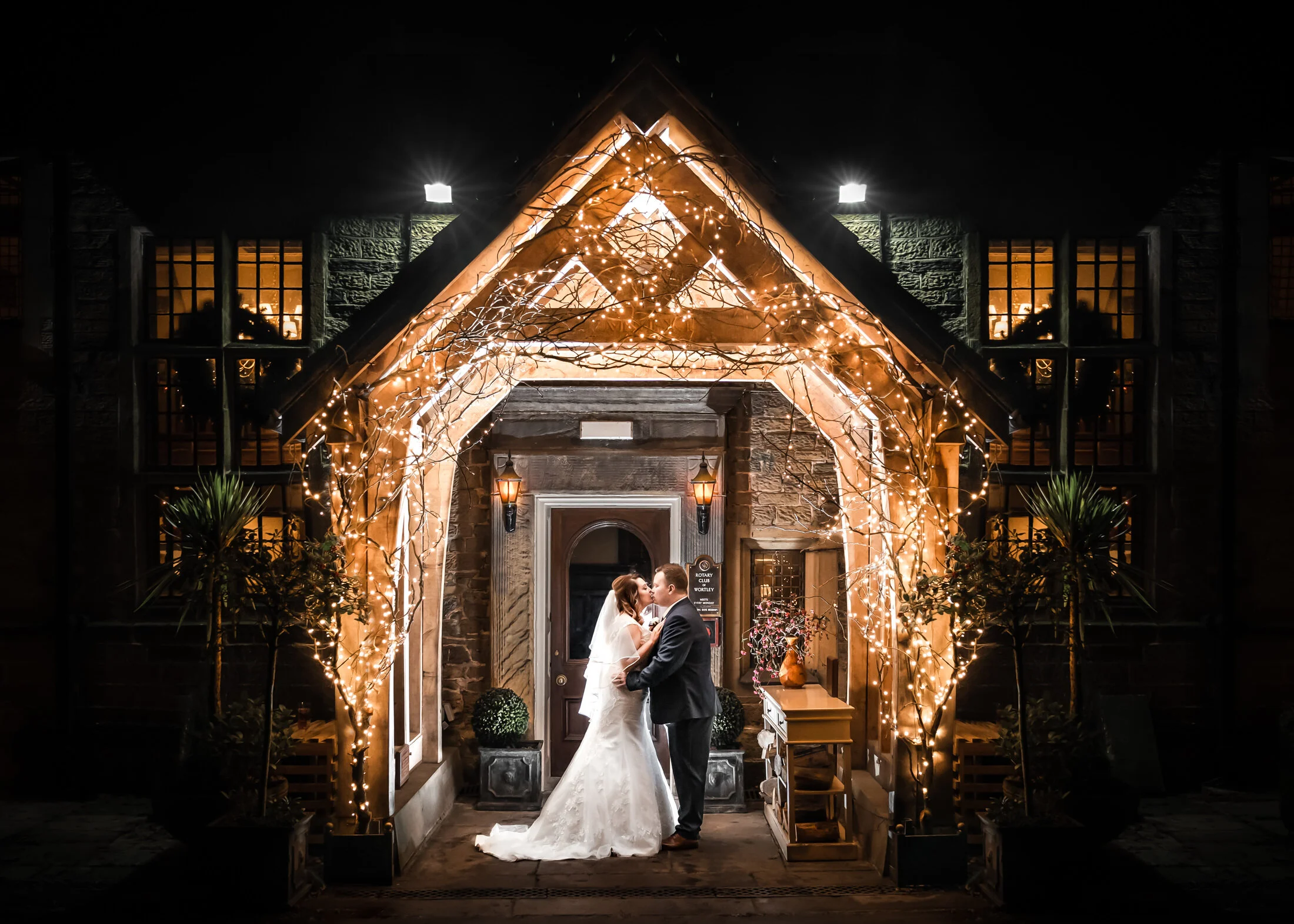 Rebecca and Matt - Whitley Hall Hotel Christmas Wedding, Sheffield 