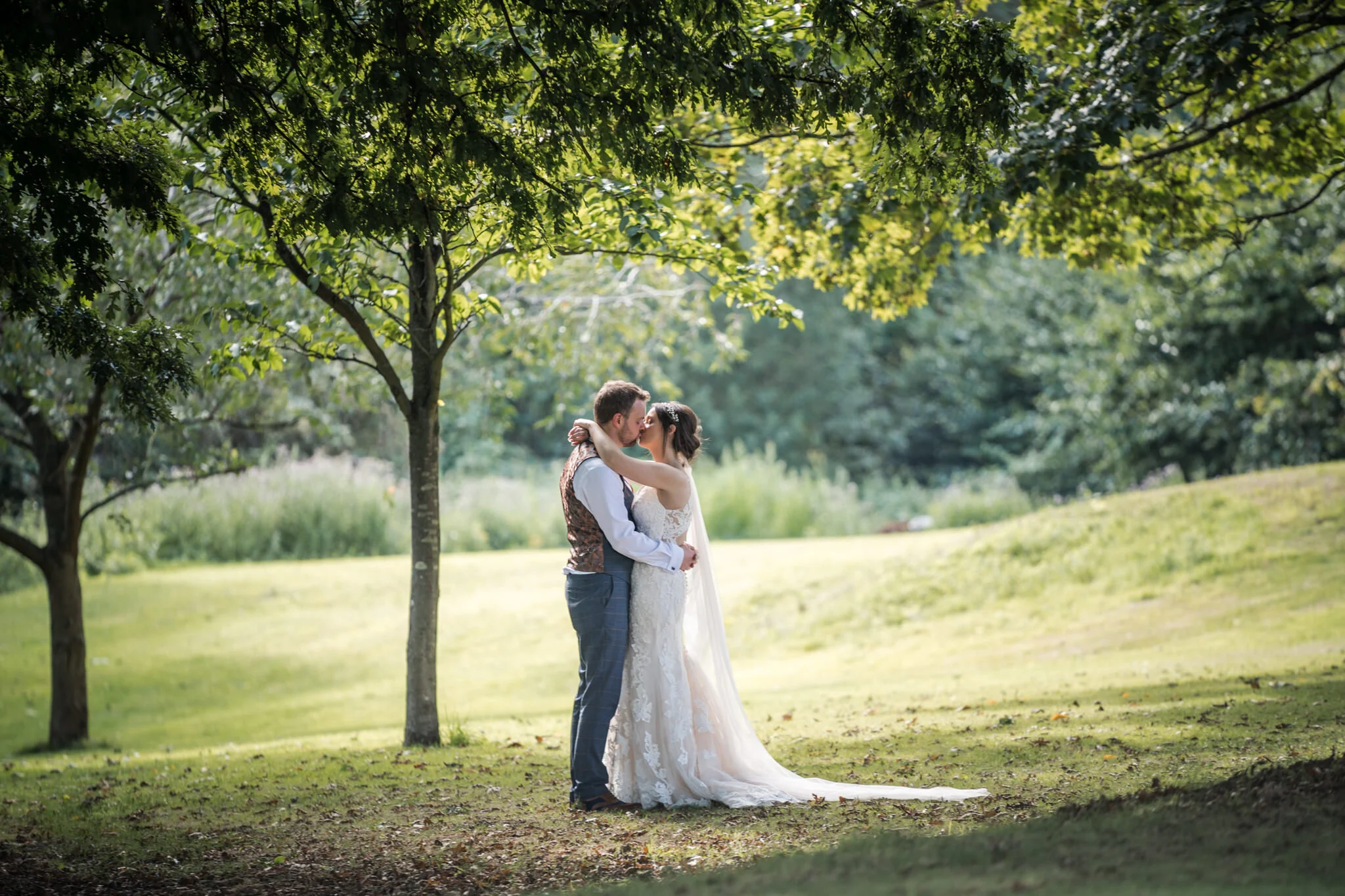 Aston Hall Hotel Sheffield Summer Wedding Photographer Kirsty and Dean