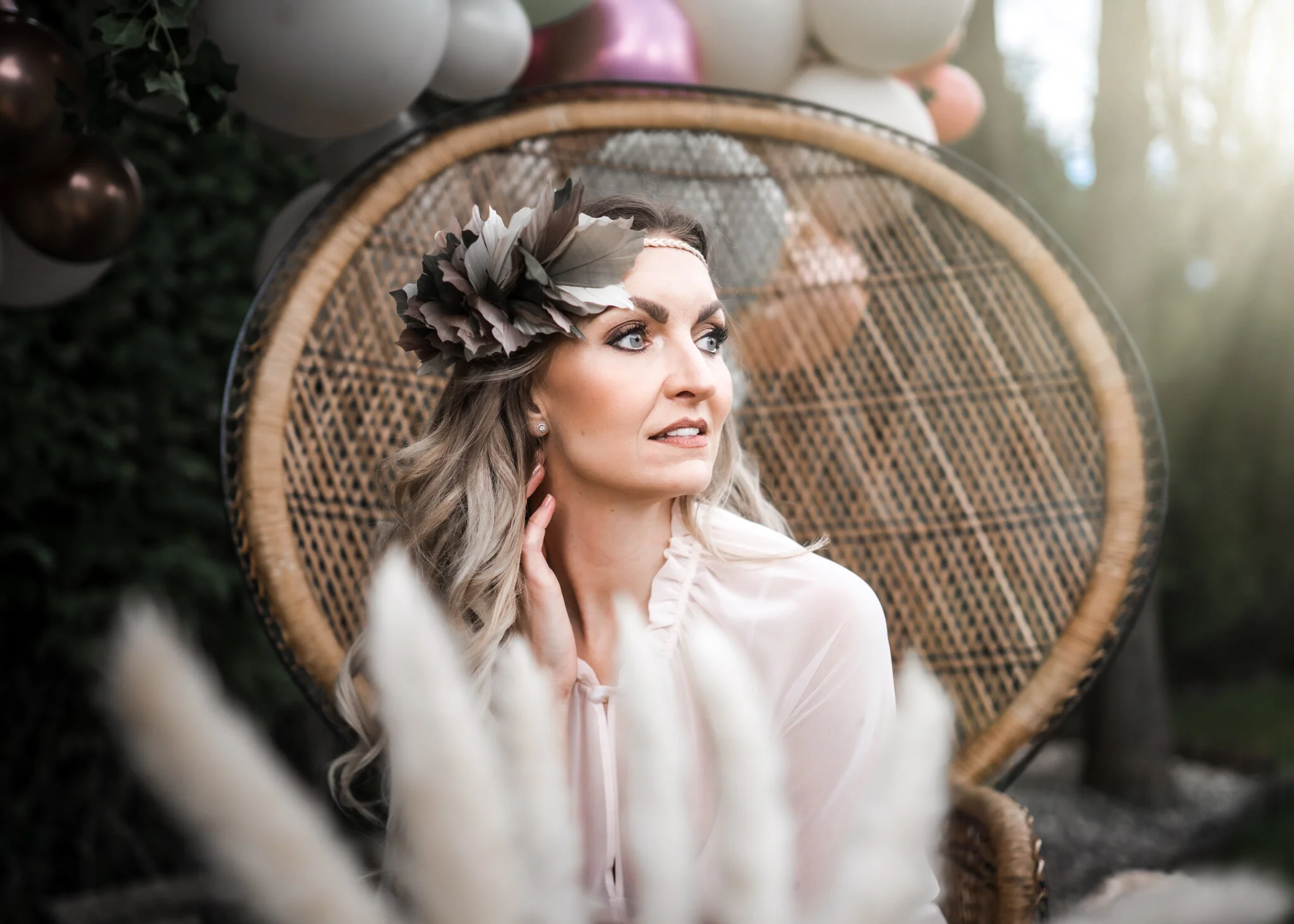 Nottingham Boho and Balloon Wedding Shoot