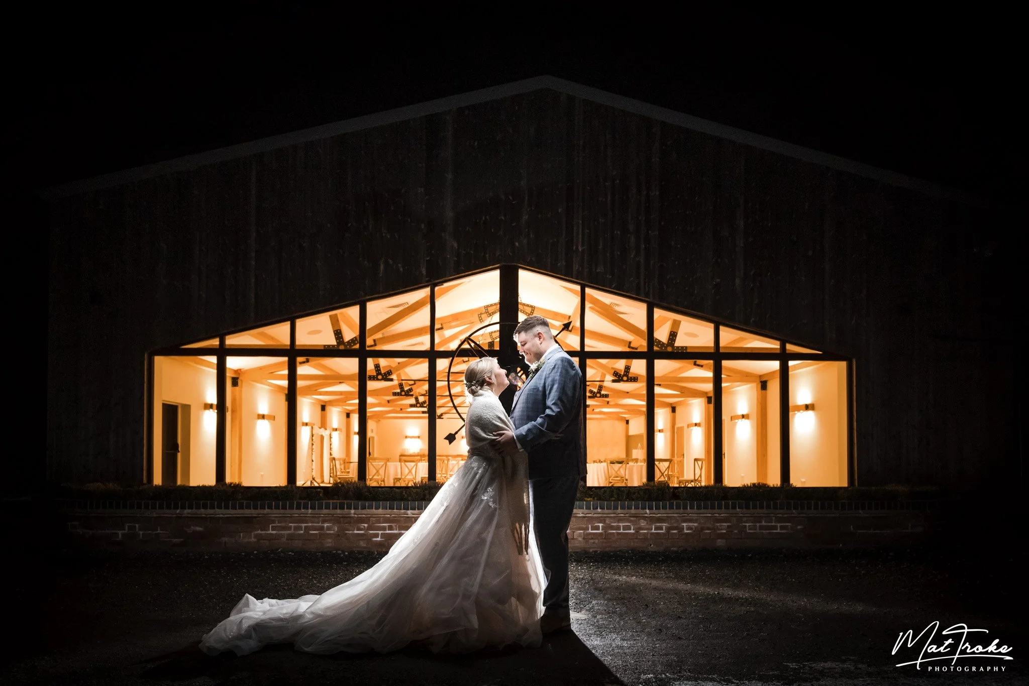Holly and Dan - Gorgeous Hanbury Barns Winter Wedding