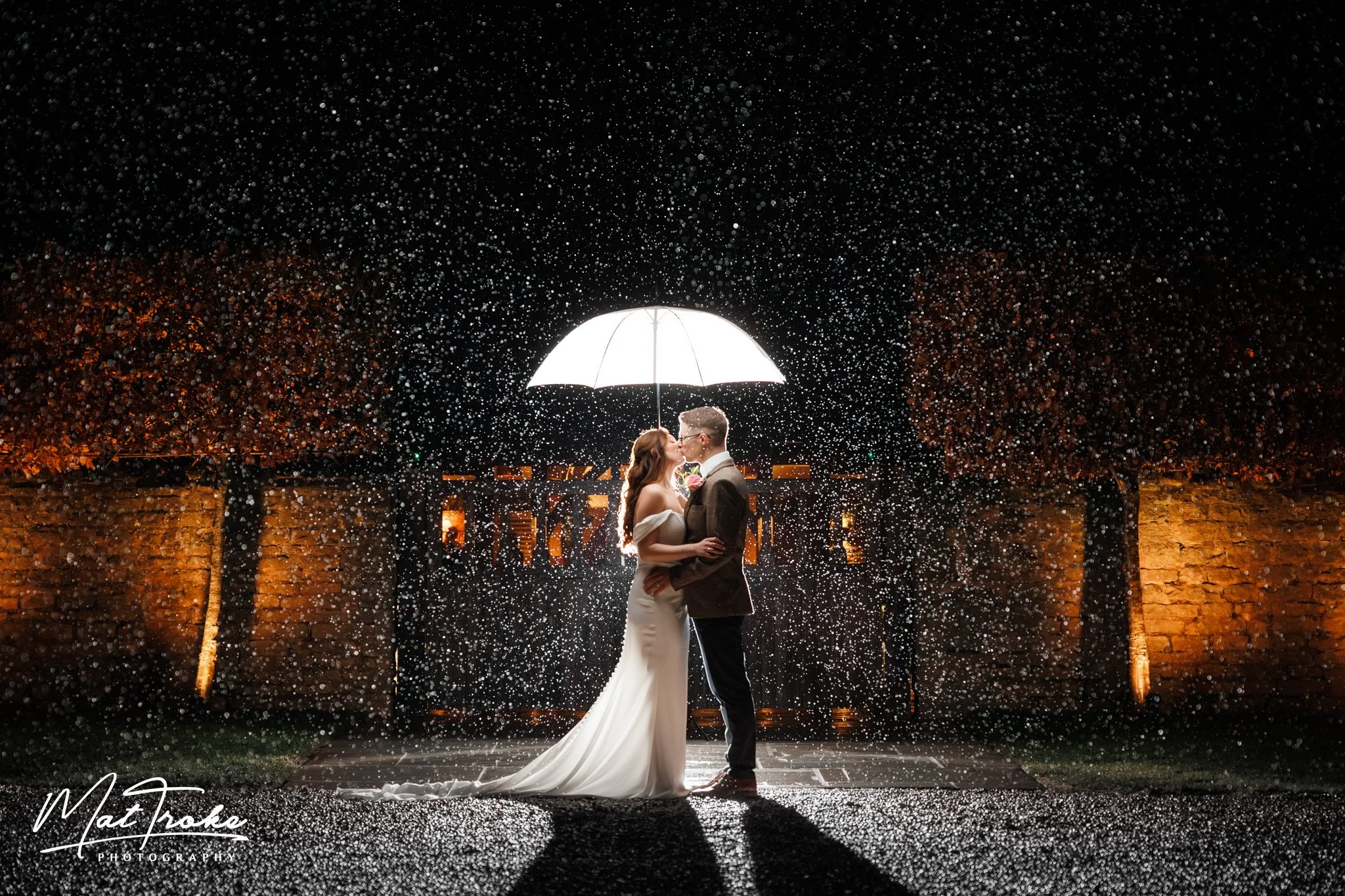 Nicole and Adam - A stunning wet and wild Hazel Gap Barn winter wedding 