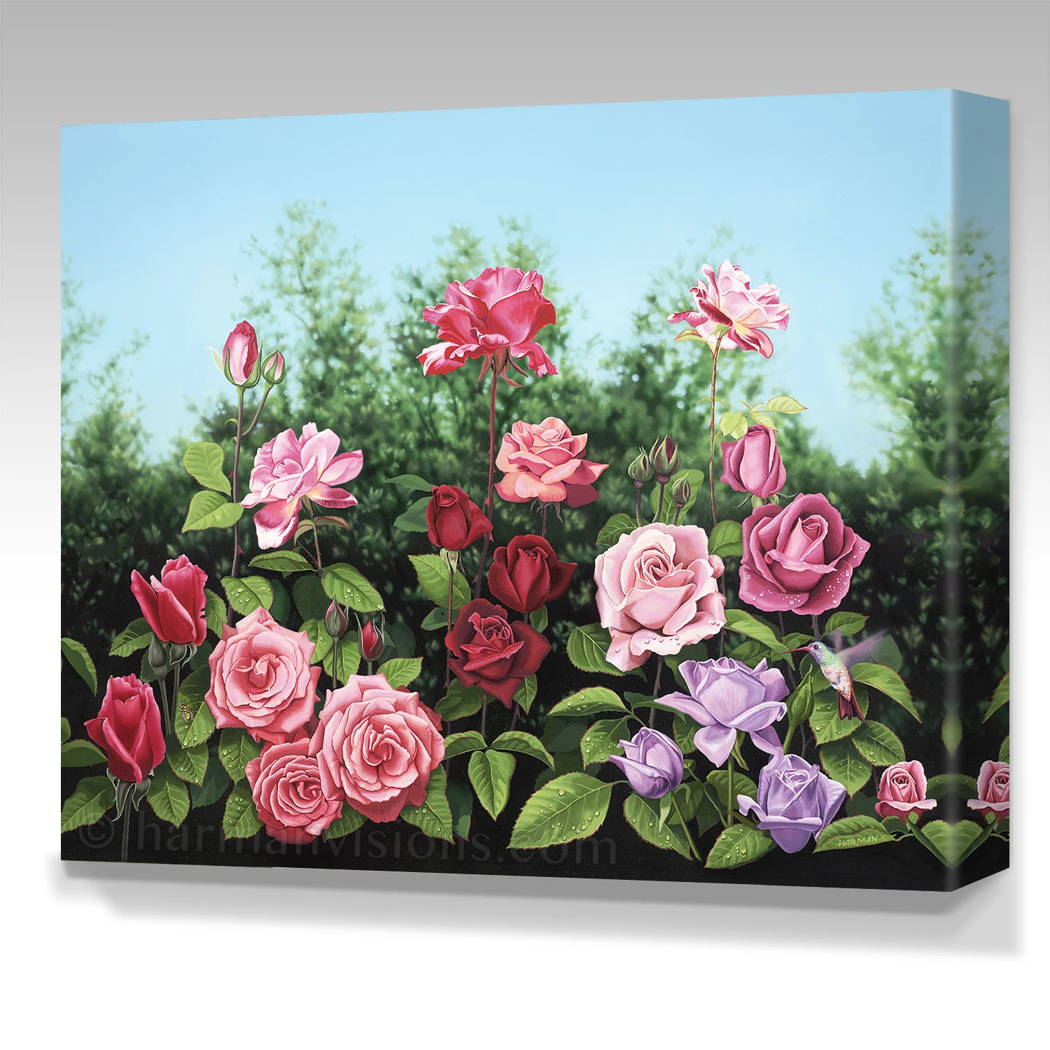 ROSE GARDEN gallery wrap canvas