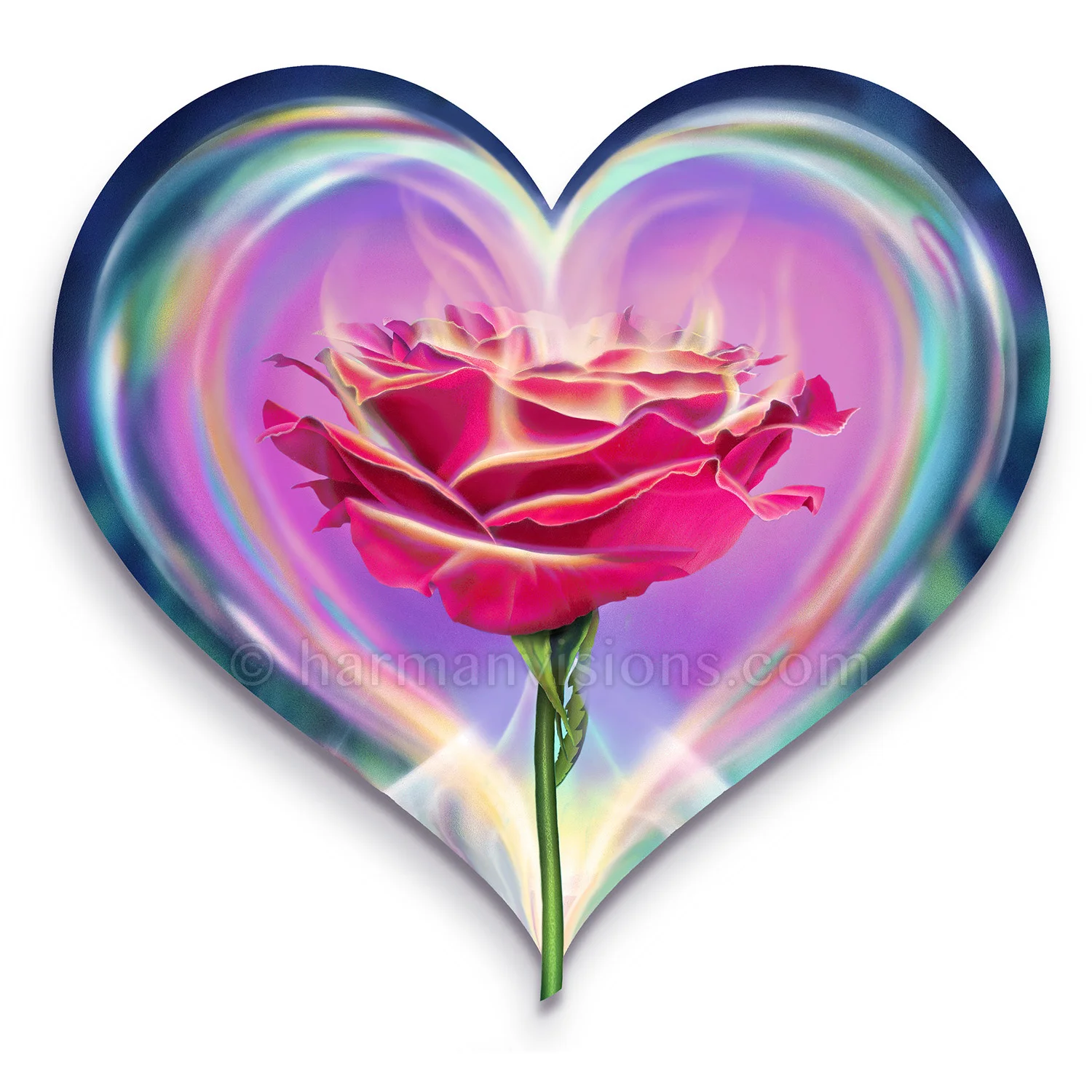 HEART ROSE heart