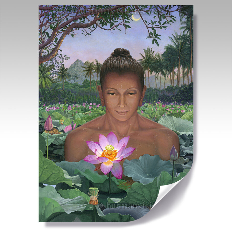 BUDDHA LOTUS poster