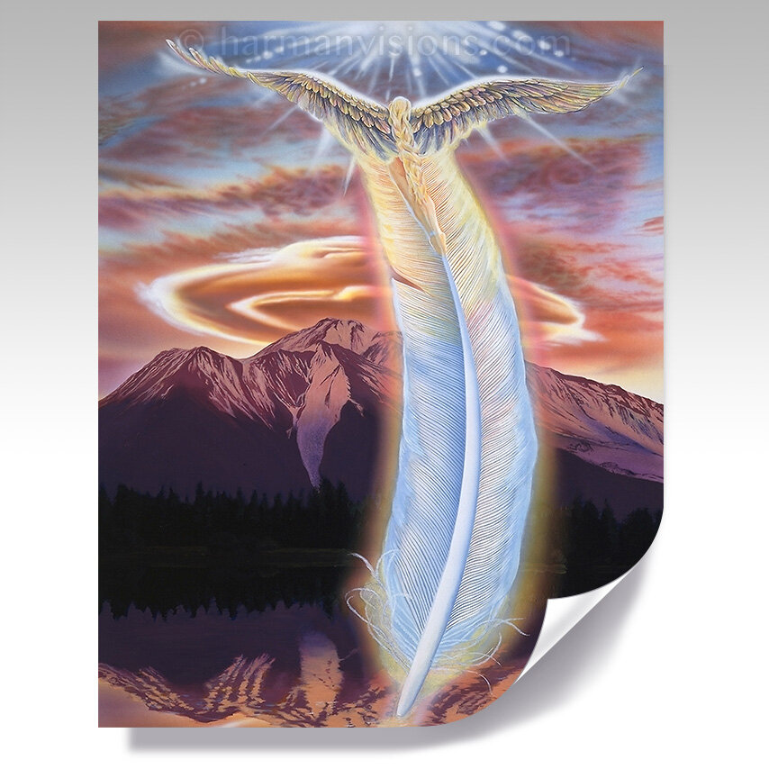 MT SHASTA ASCENSION poster